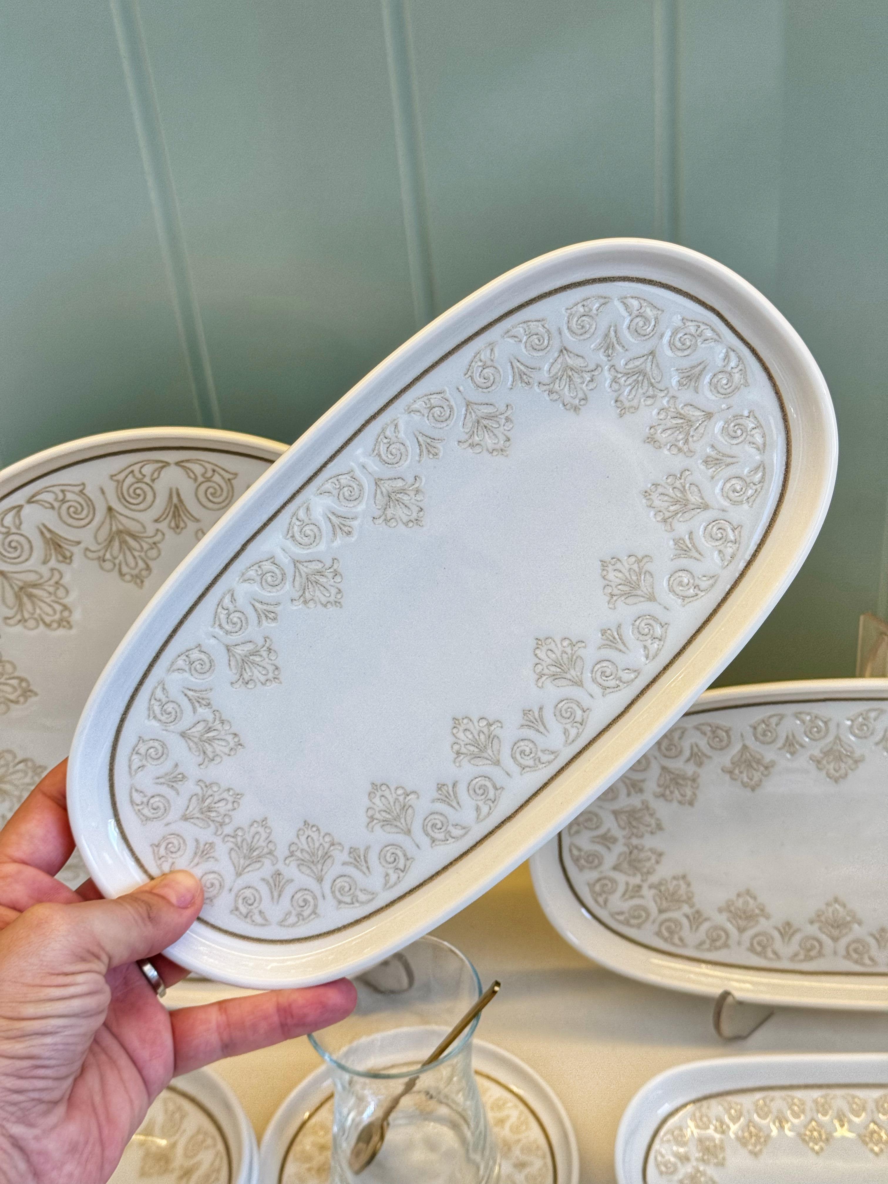 Hera 29 Parça 6 Kişilik Porselen Kahvaltı Takımı