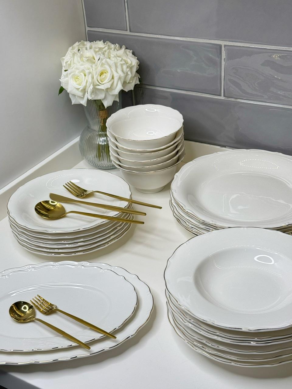 Hera 26 Parça 6 Kişilik Yemek Takımı