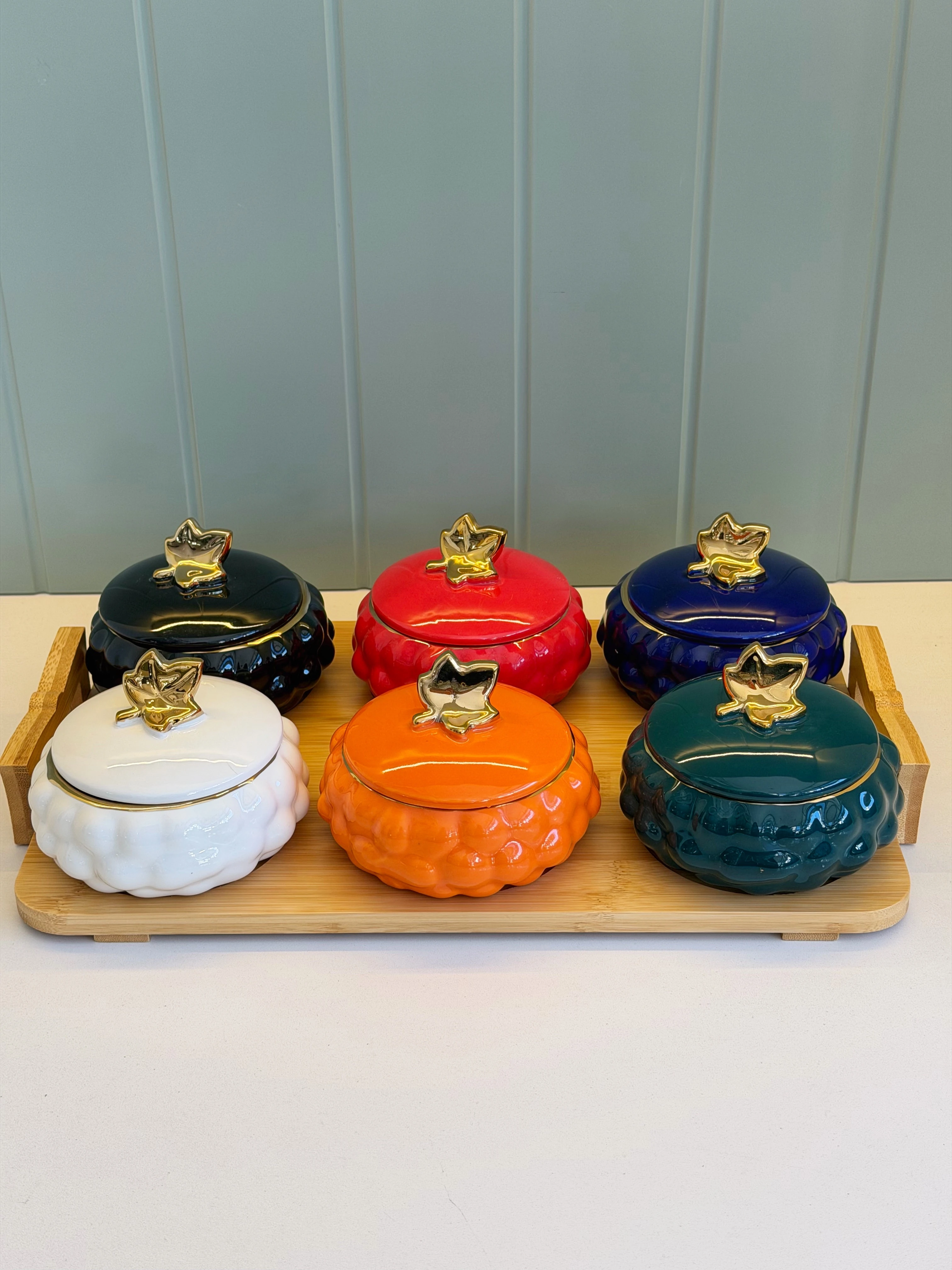 Bubble Porselen Tepsili Kahvaltılık