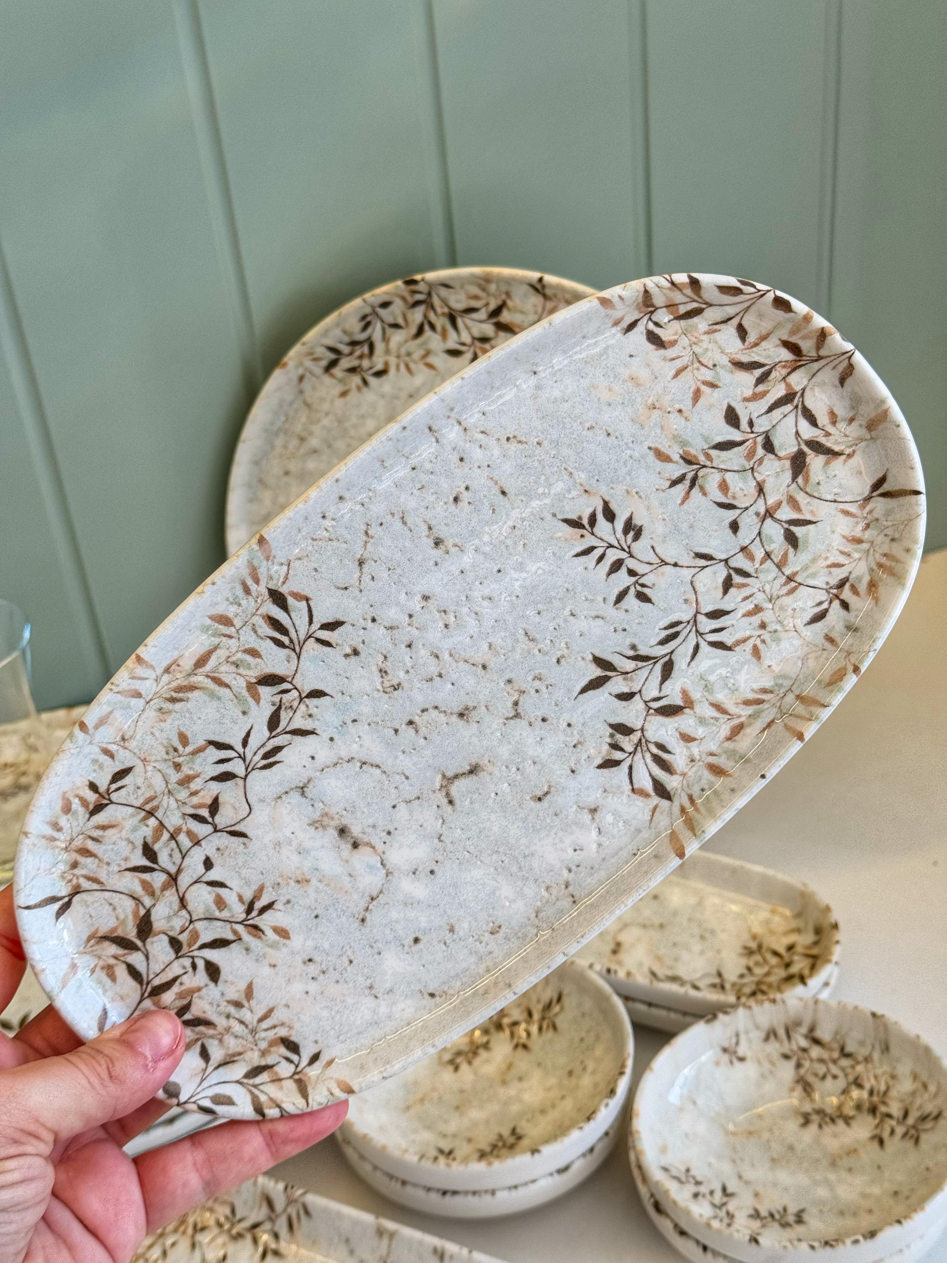 Misha 29 Parça 6 Kişilik Porselen Kahvaltı Takımı