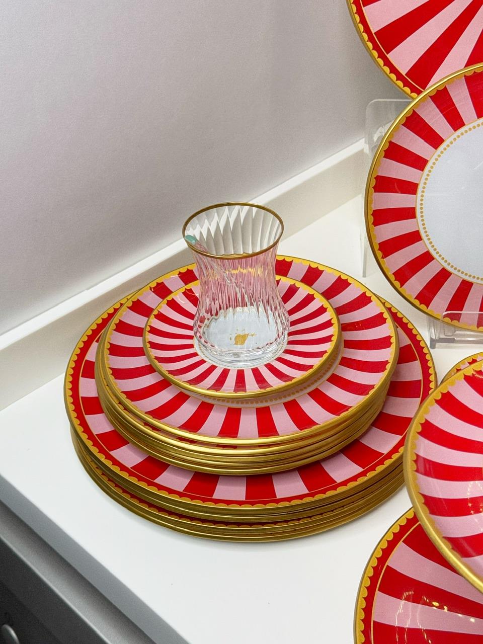 Agantha 34 Parça 6 Kişilik Çay / Kahvaltı Takımı