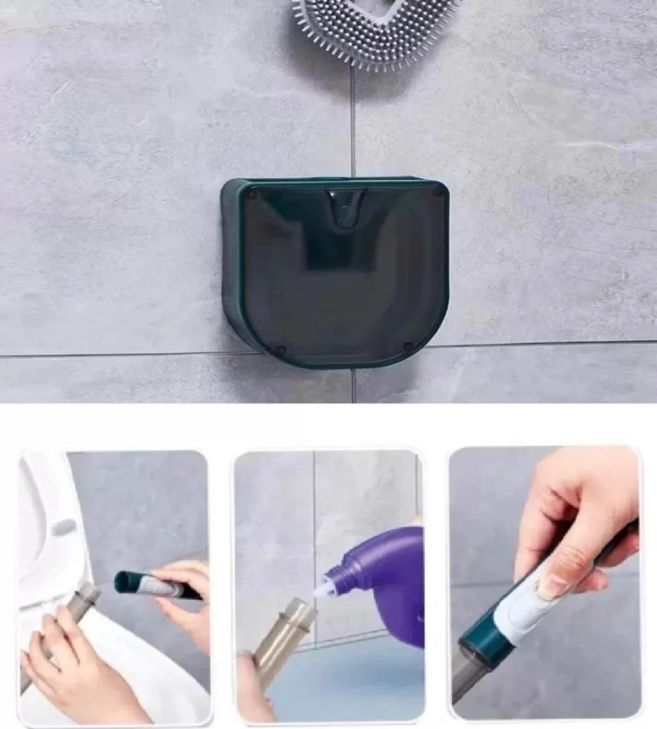 Deterjan Hazneli Tuvalet Fırçası