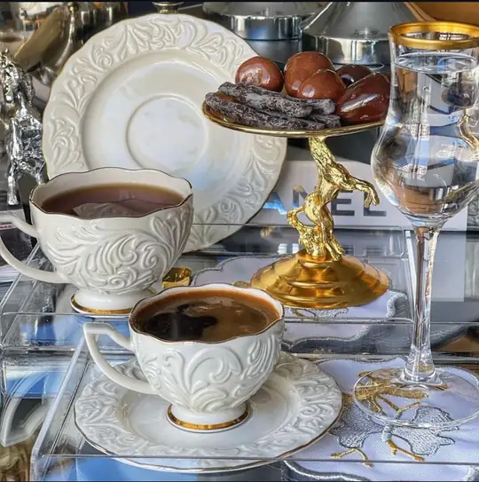 6 Kişilik Maria Türk Kahvesi Fincanı