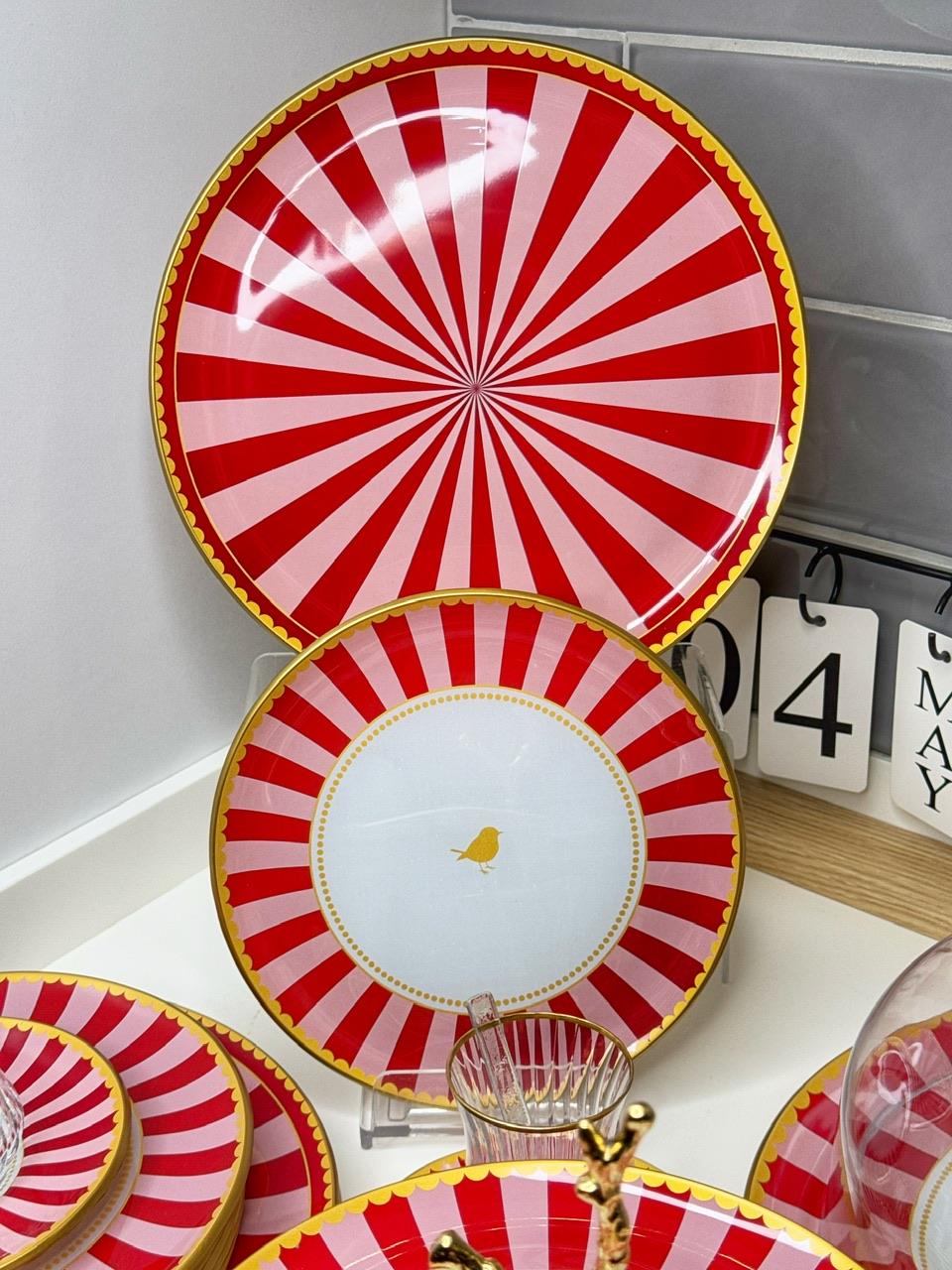 Agantha 34 Parça 6 Kişilik Çay / Kahvaltı Takımı