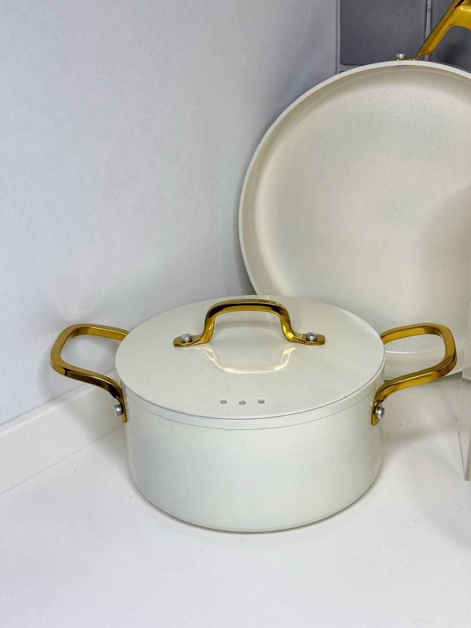 Olbia 9 Parça Seramik Döküm Tencere Seti