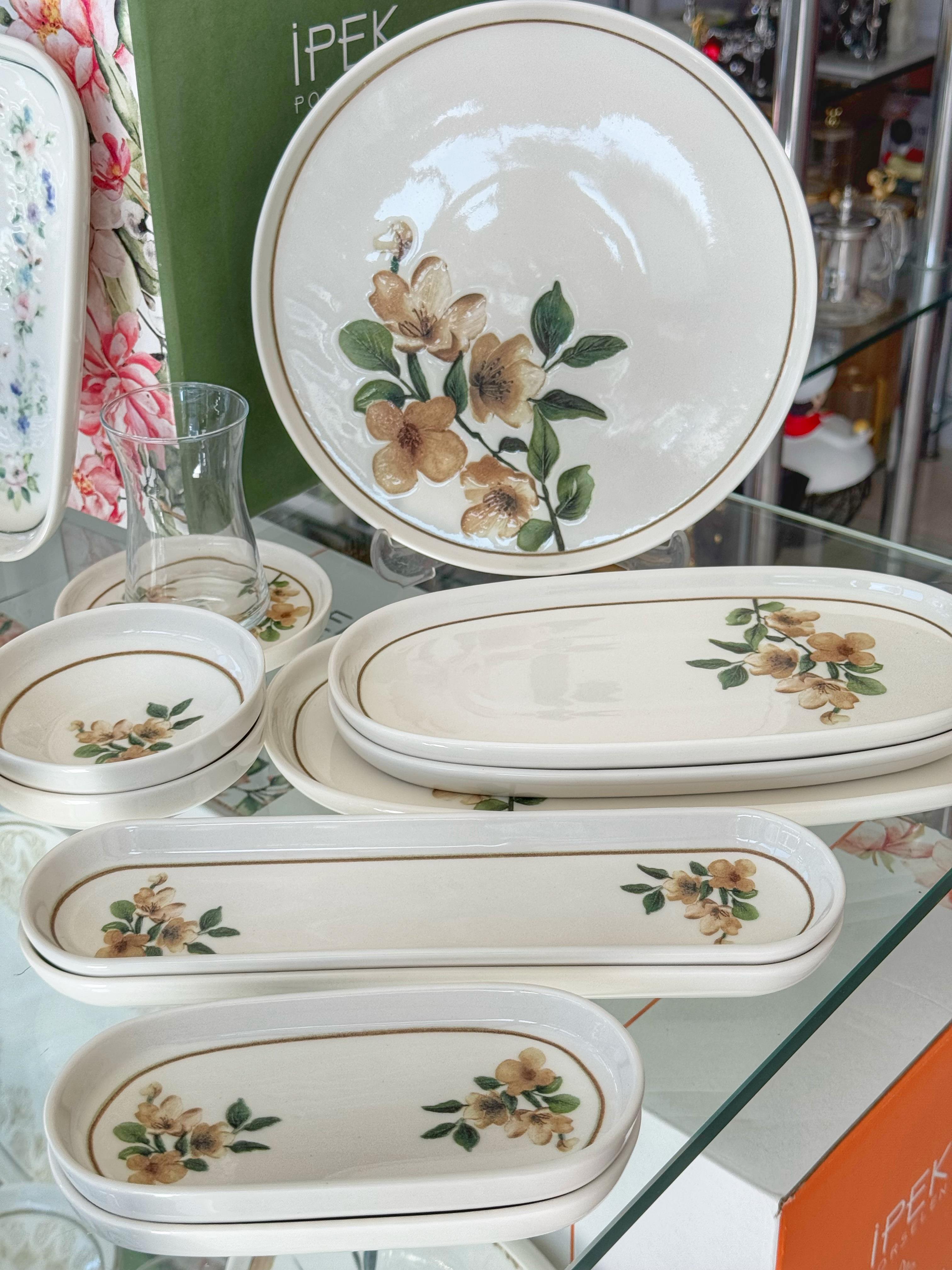 Sina 29 Parça 6 Kişilik Porselen Kahvaltı Takımı