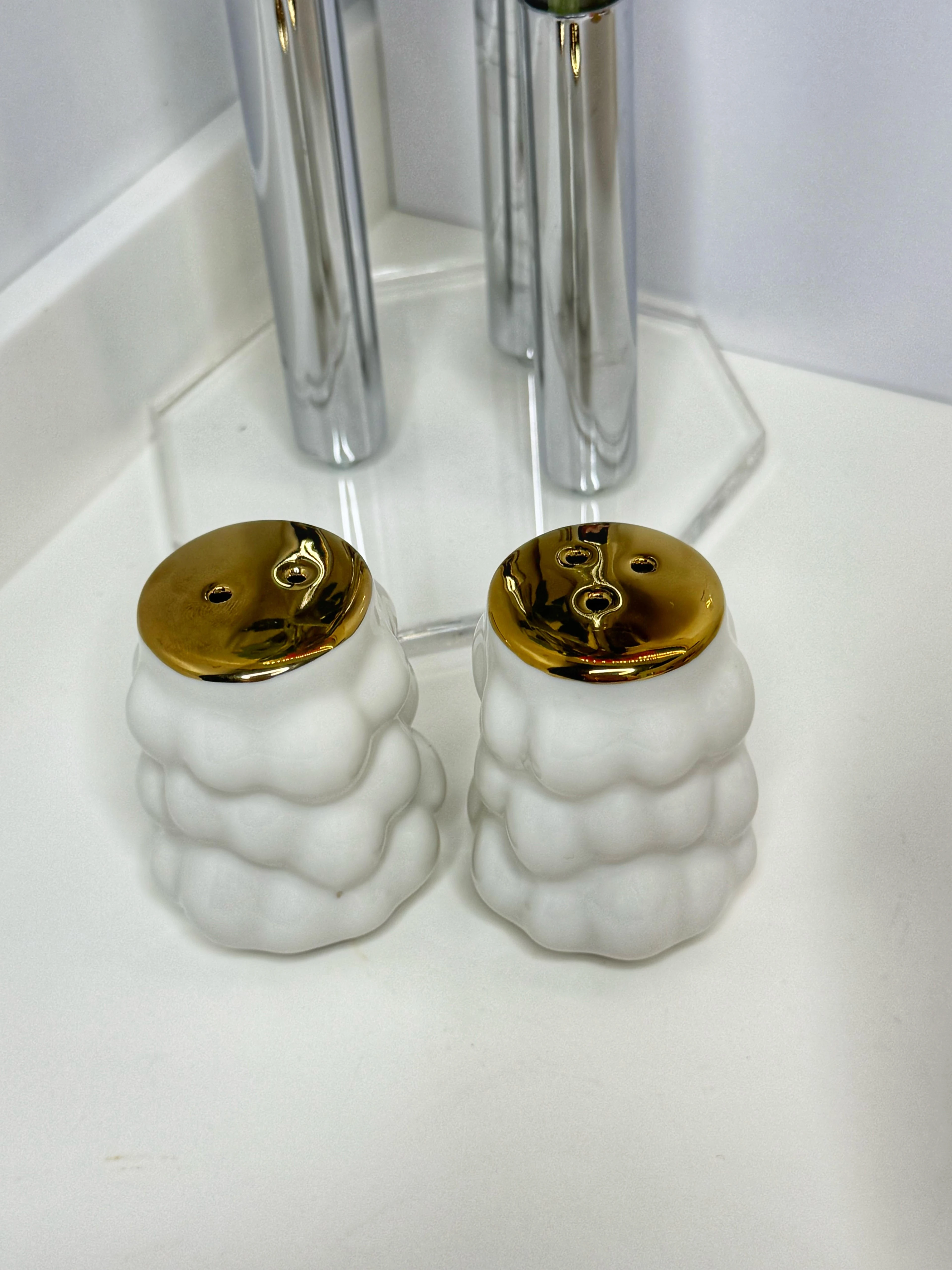 Bubble 2 Li Porselen Tuzluk / Biberlik