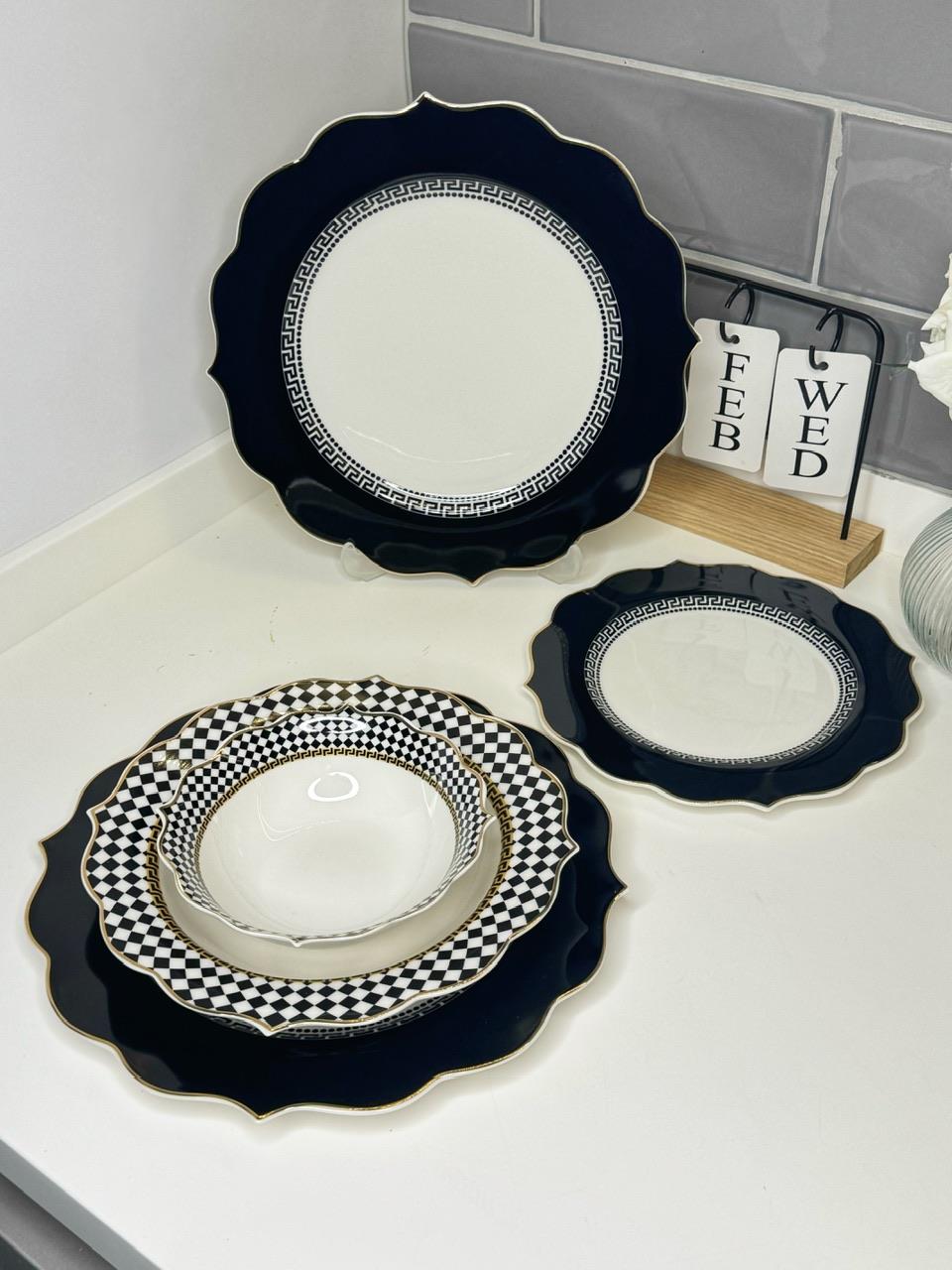 Dama 24 Parça 6 Kişilik Yemek Takımı