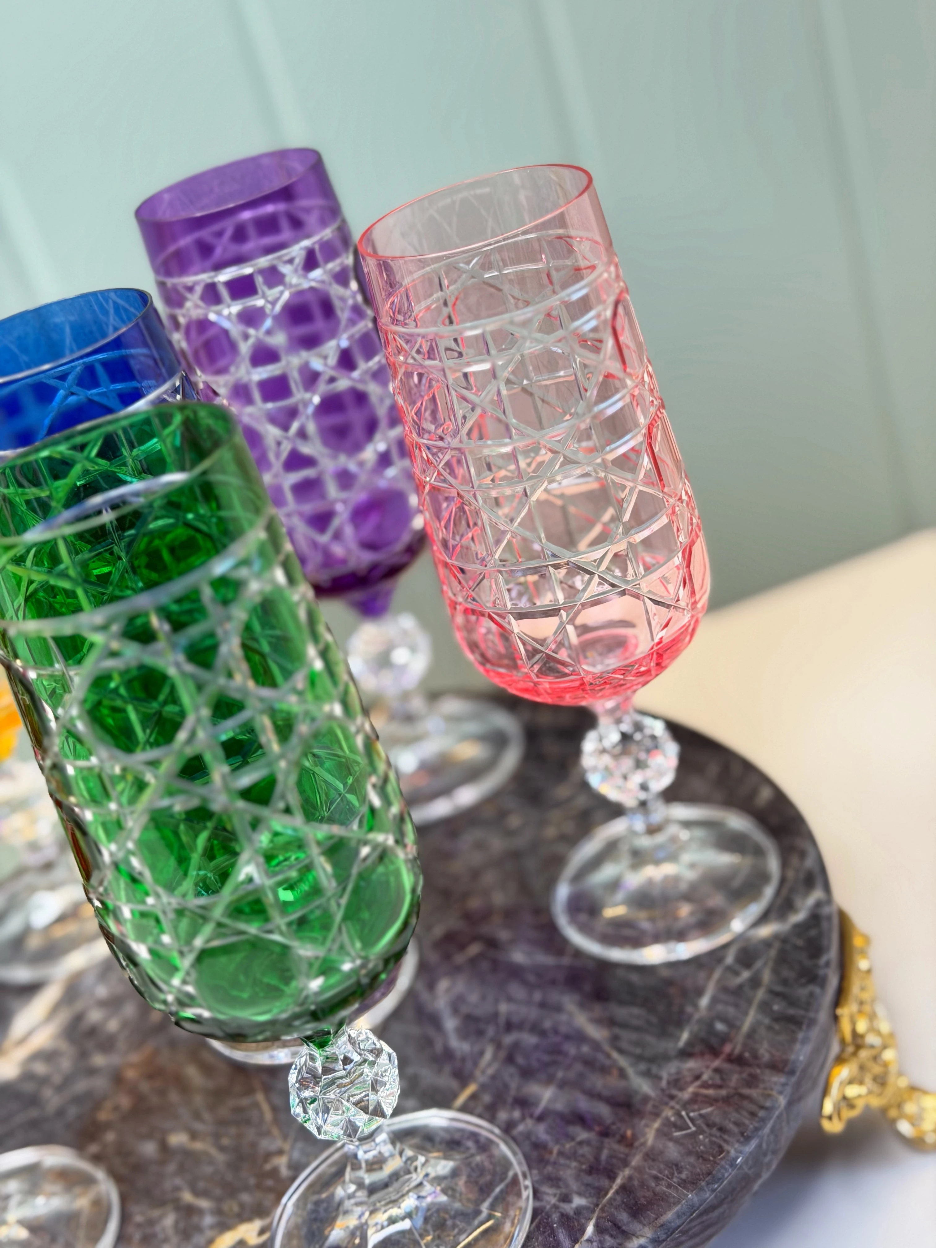 6'Lı Bohemia Kristal Sterna Bardak Lifte 