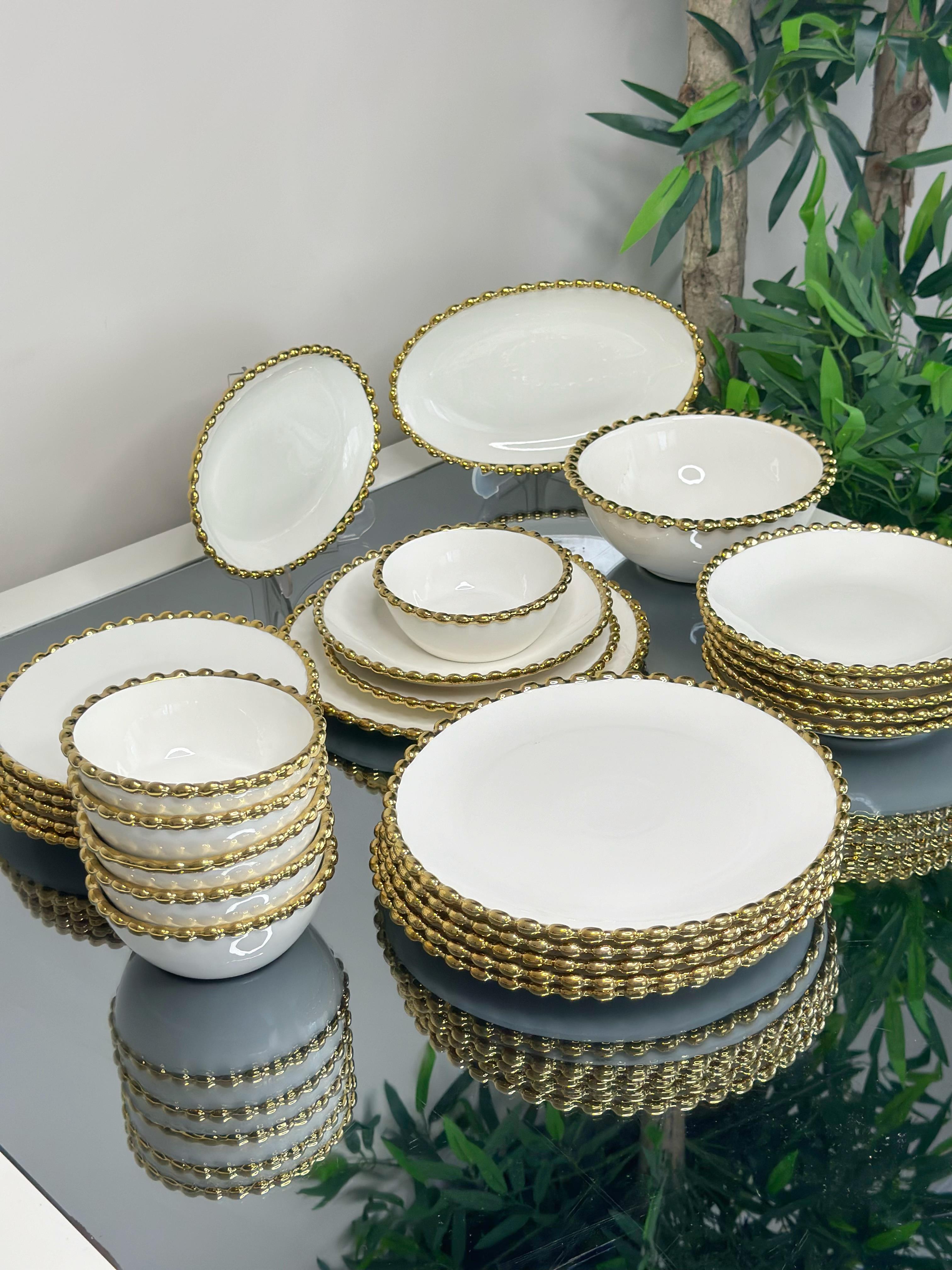 PİRAYE 27 PARÇA 6 KİŞİLİK YEMEK TAKIMI