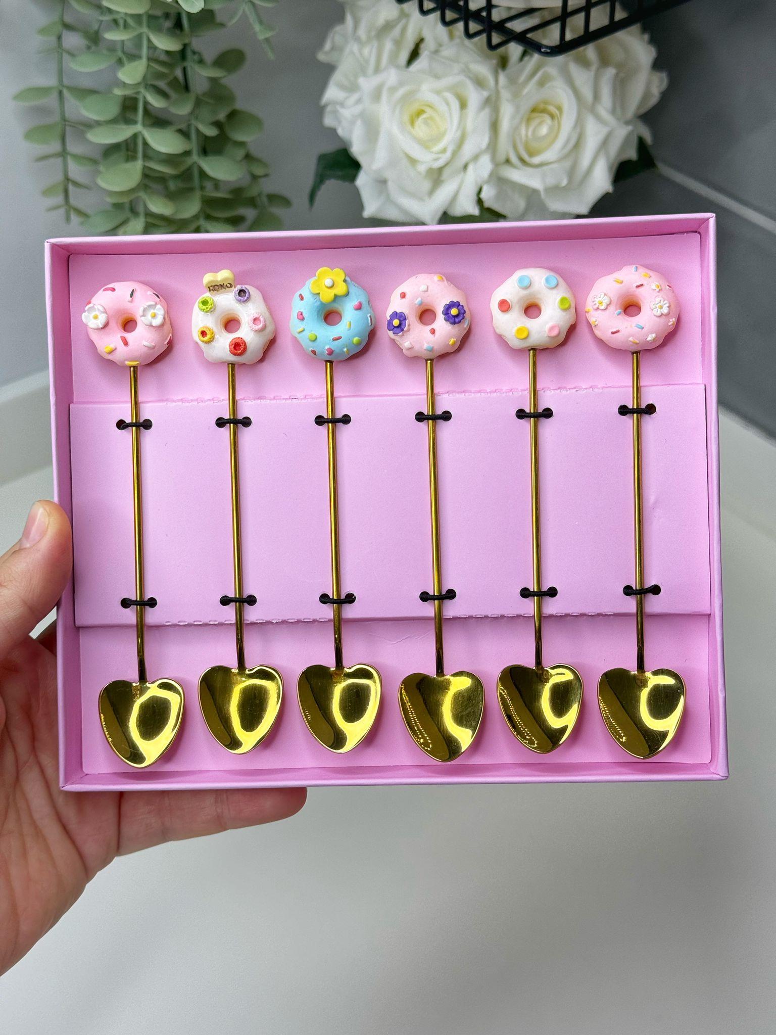 Sweet Donut 6 Kişilik Kokteyl Kaşığı (6)