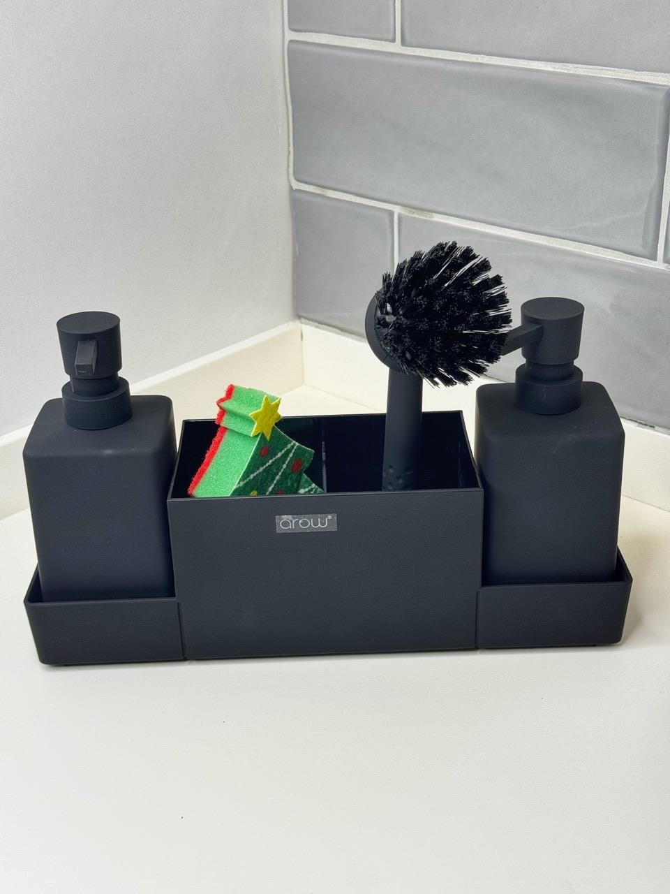 4 Parça Mutfak Seti Siyah