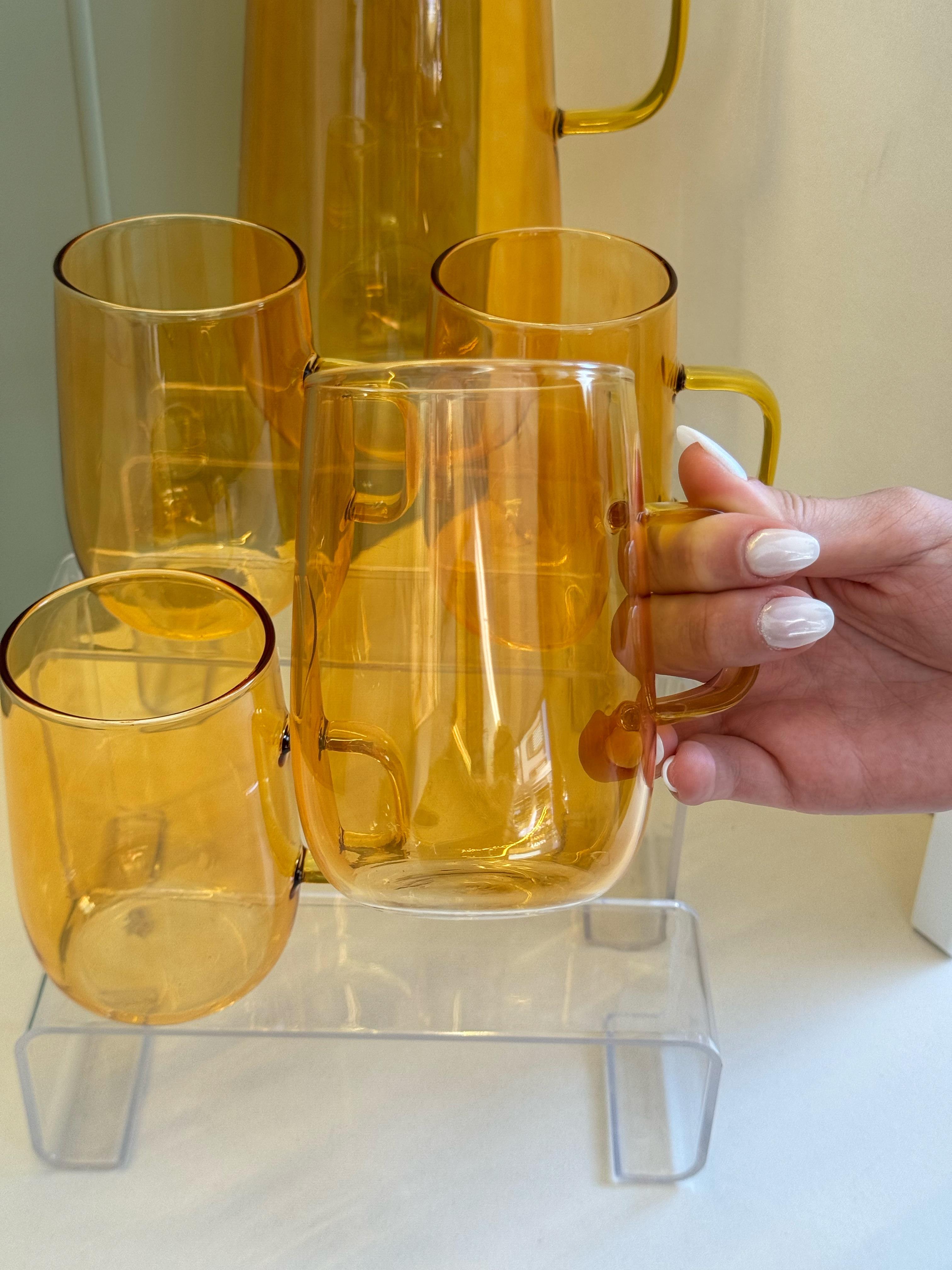 Rishe Bal 5 Parça Su/Sürahi Takımı