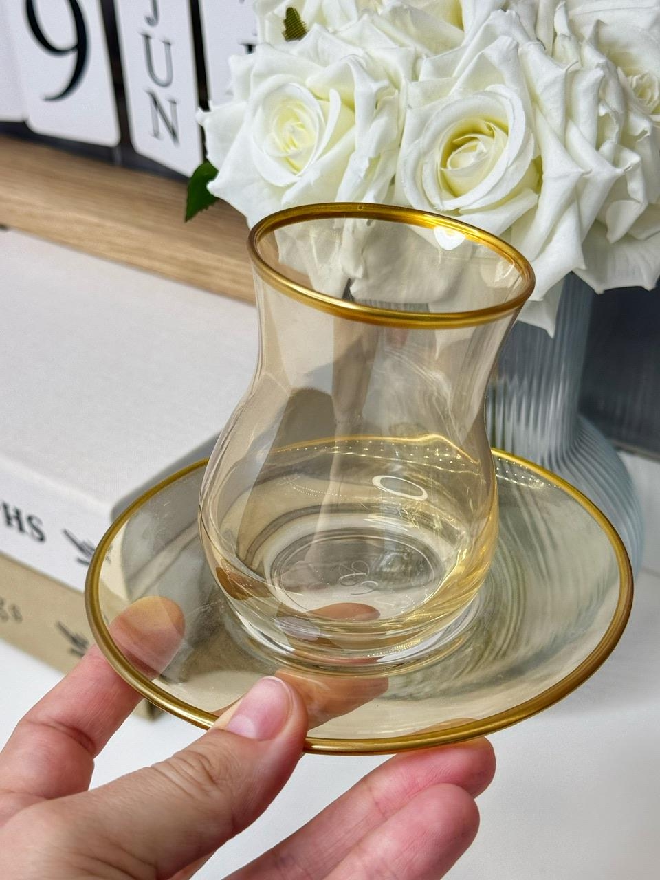 12 Kişilik SILVER RING 6LI ÇAY SETİ