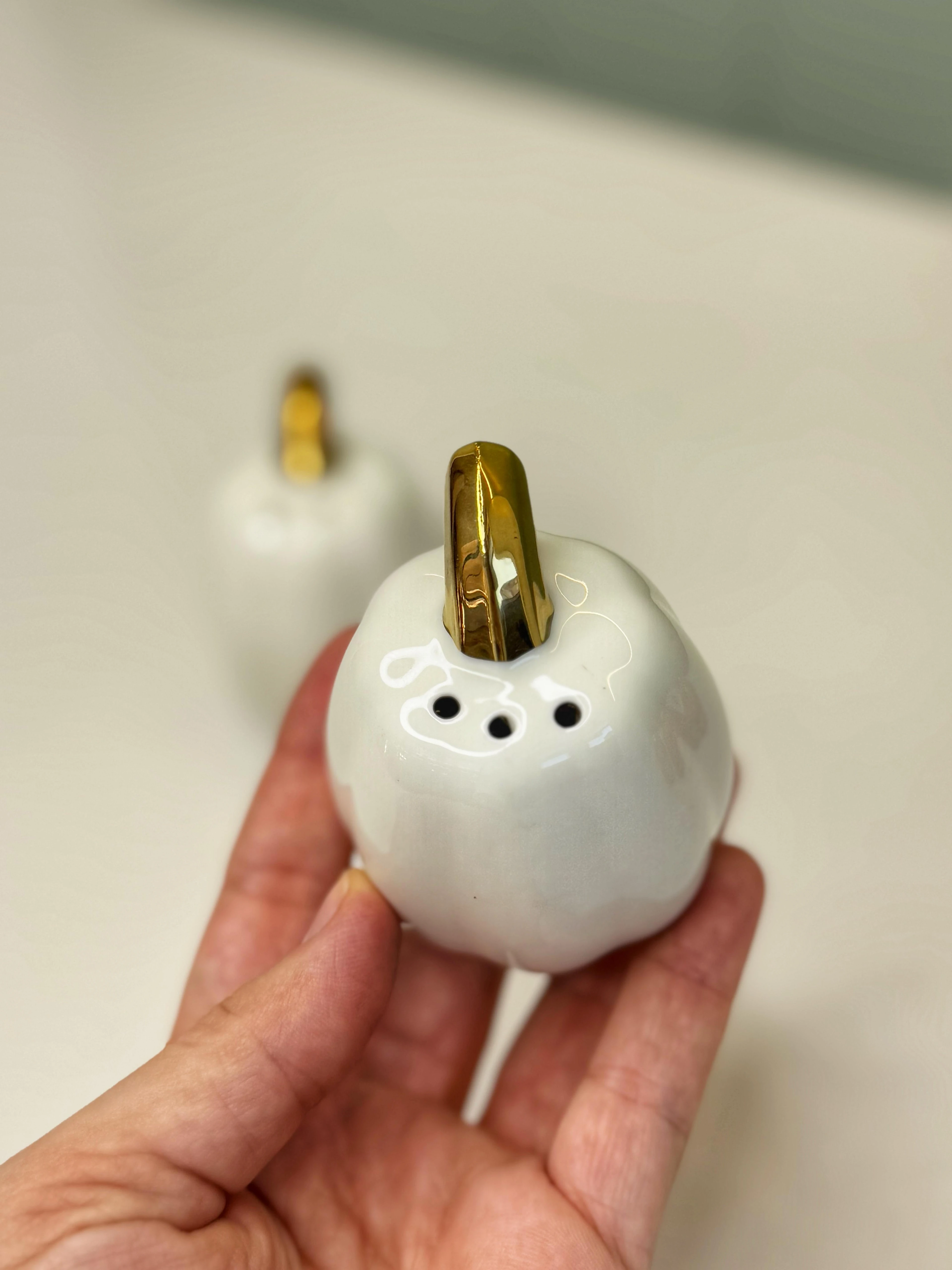 2'li Kabak Tuzluk Beyaz