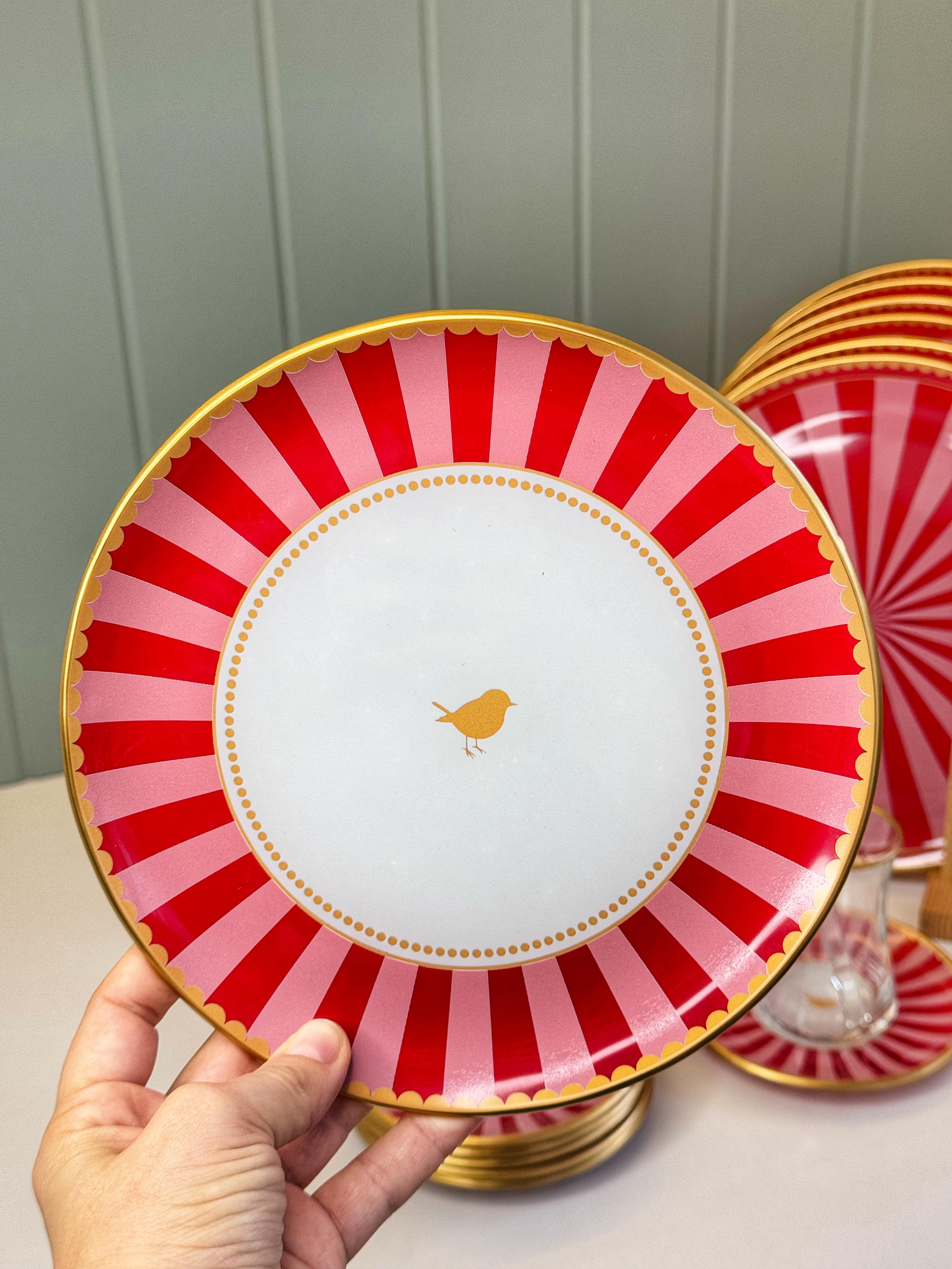 Agantha 30 Parça 6 Kişilik Çay / Kahvaltı Takımı