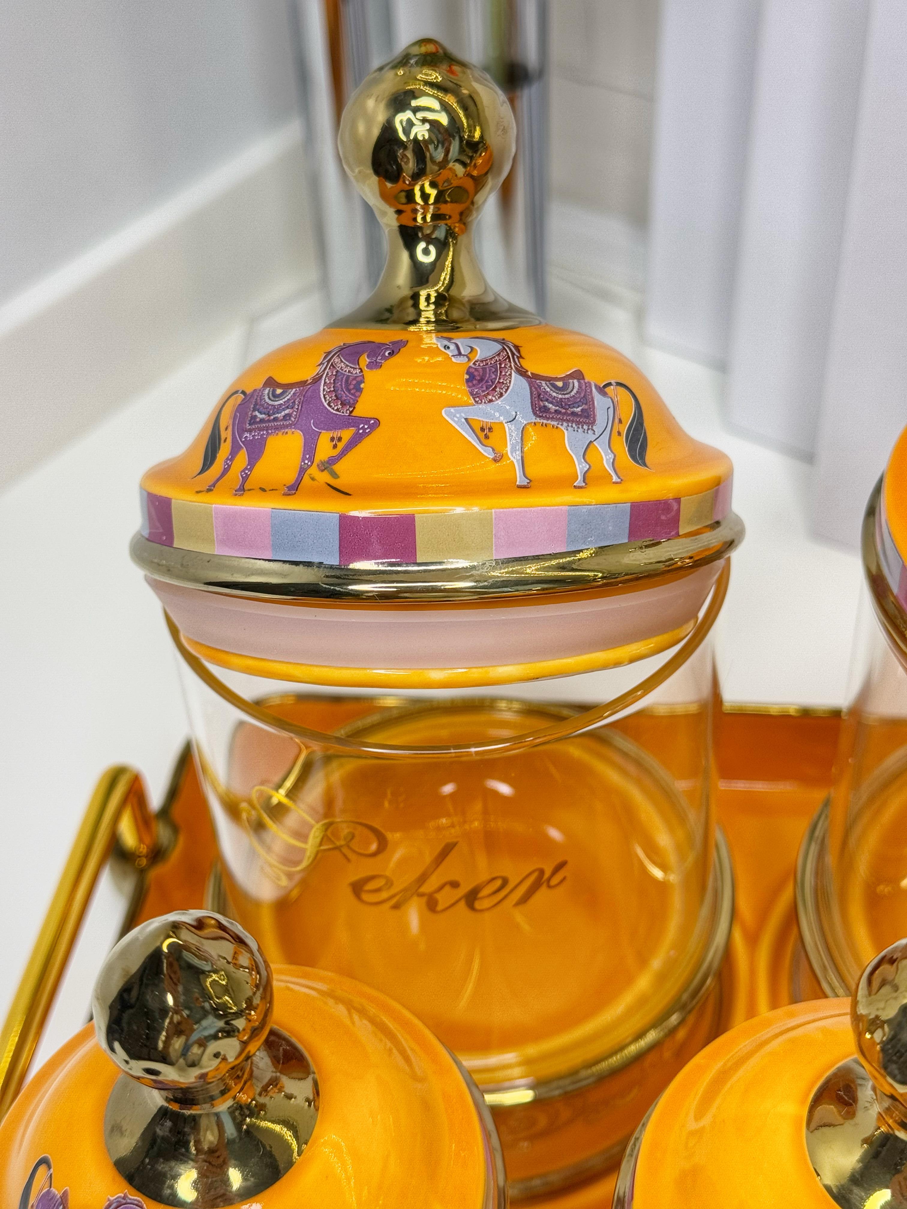 Hrms Porselen Tepsili Vakumlu Baharatlık