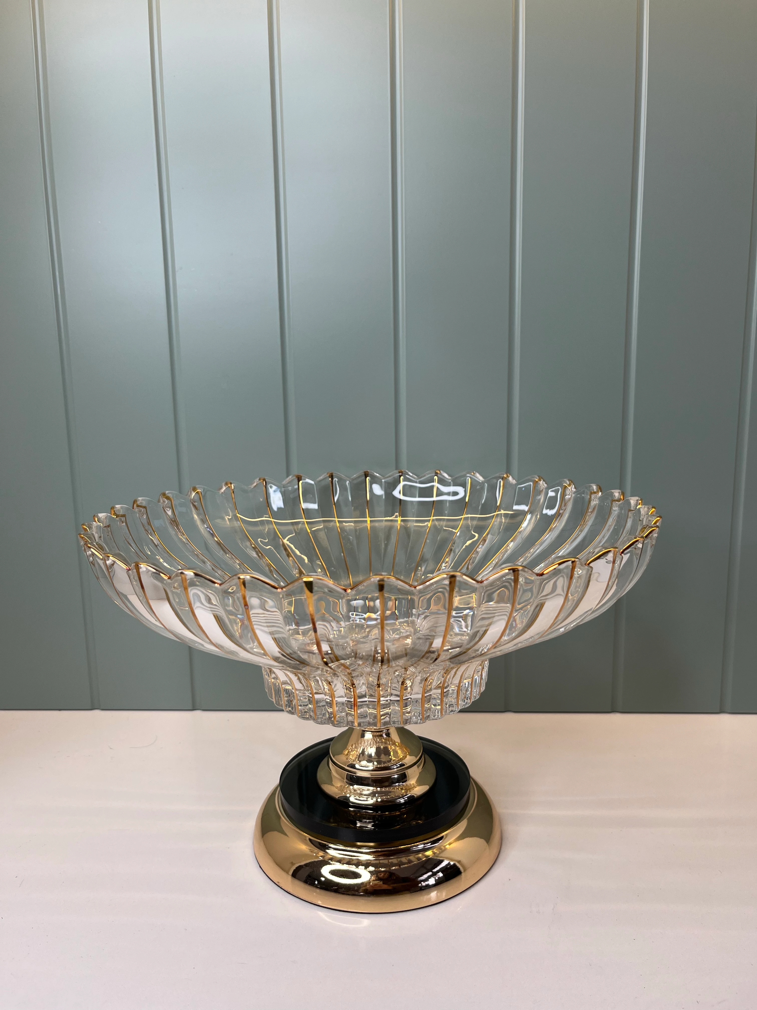 Gold Büyük Boy Dekoratif Orta Sunum