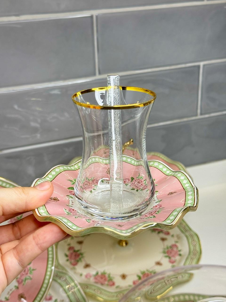 Carla 34 Parça 6 Kişilik Çay / Kahvaltı Takımı