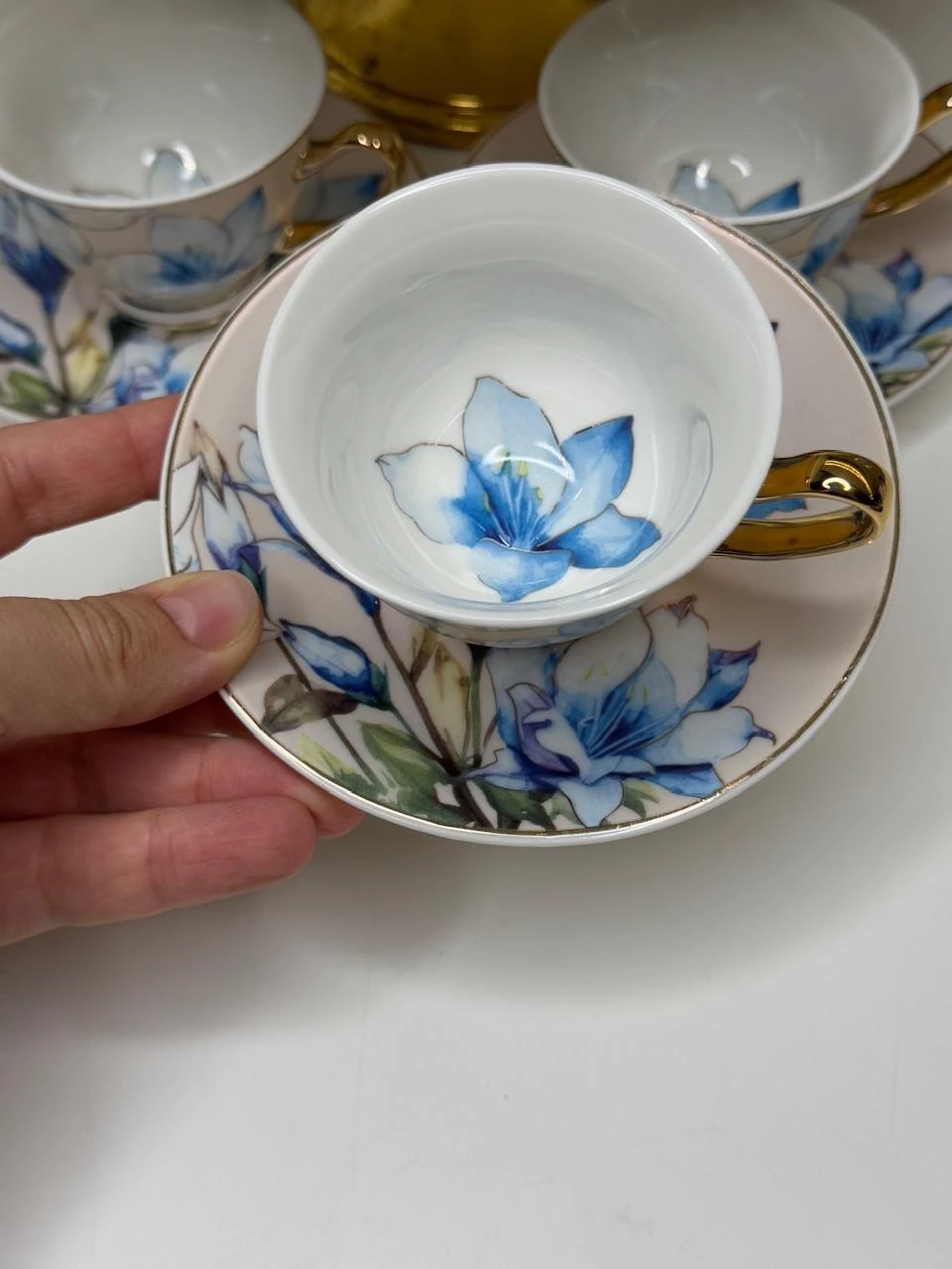 Fiesta 6 Kişilik Porselen Türk Kahvesi Fincanı