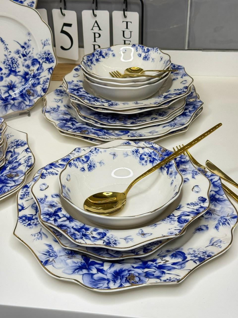 Luca 24 Parça 6 Kişilik Yemek Takımı