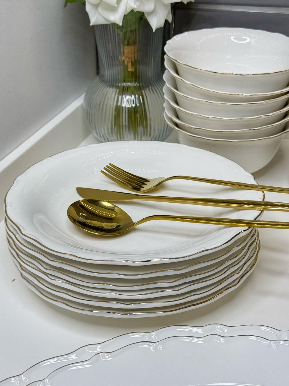 Hera 26 Parça 6 Kişilik Yemek Takımı