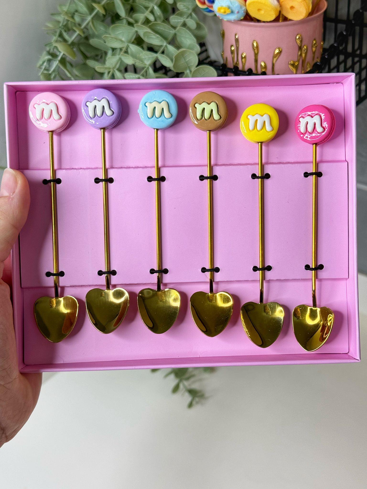 Sweet Donut 6 Kişilik Kokteyl Kaşığı (7)