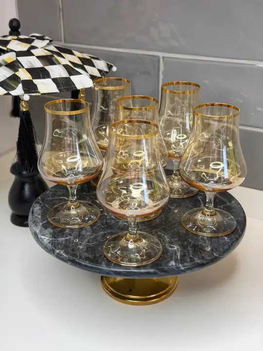 Cognac 6 Kişilik Cam Kahve Yanı Su Bardağı