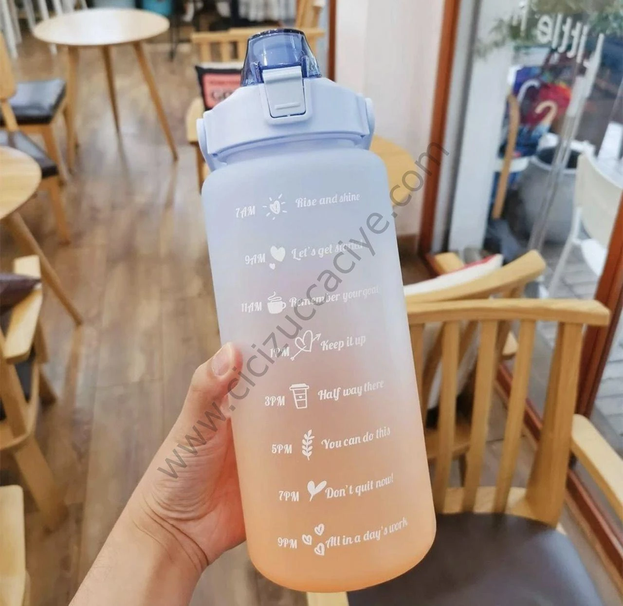 2 Lİ SU MATARASI - SULUK ( motivasyon matarası )