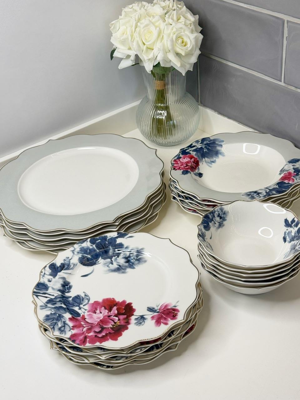 Stream 24 Parça 6 Kişilik Yemek Takımı