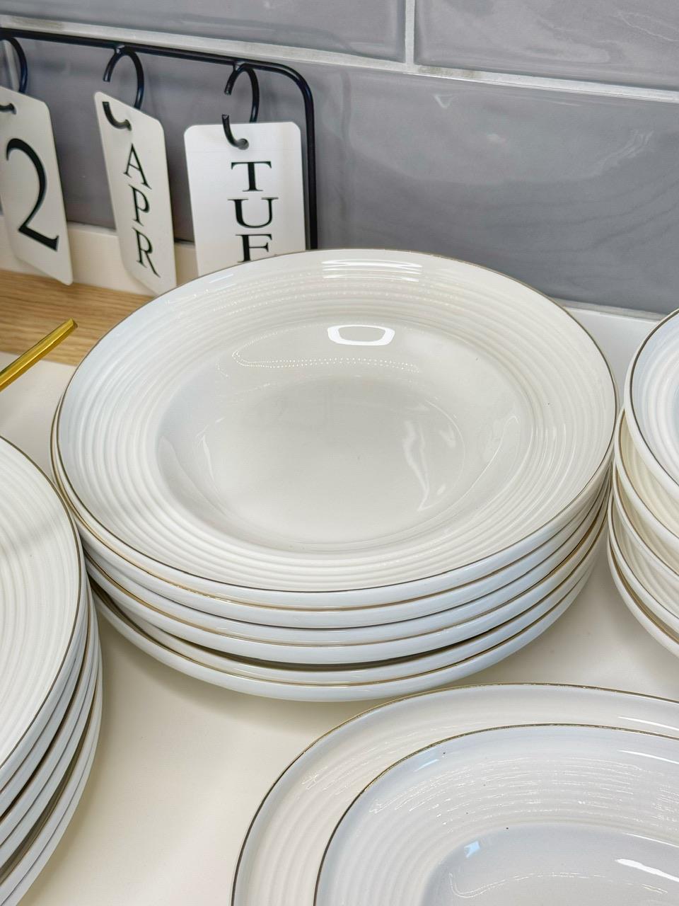 Venta 56 Parça 6 Kişilik Porselen Yemek Takımı