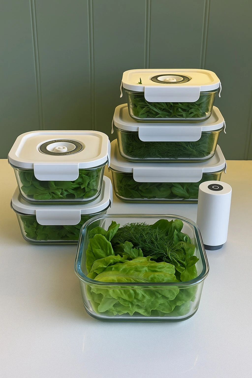 11 Parça Vakum Aparat / Cam Kase Seti saklama