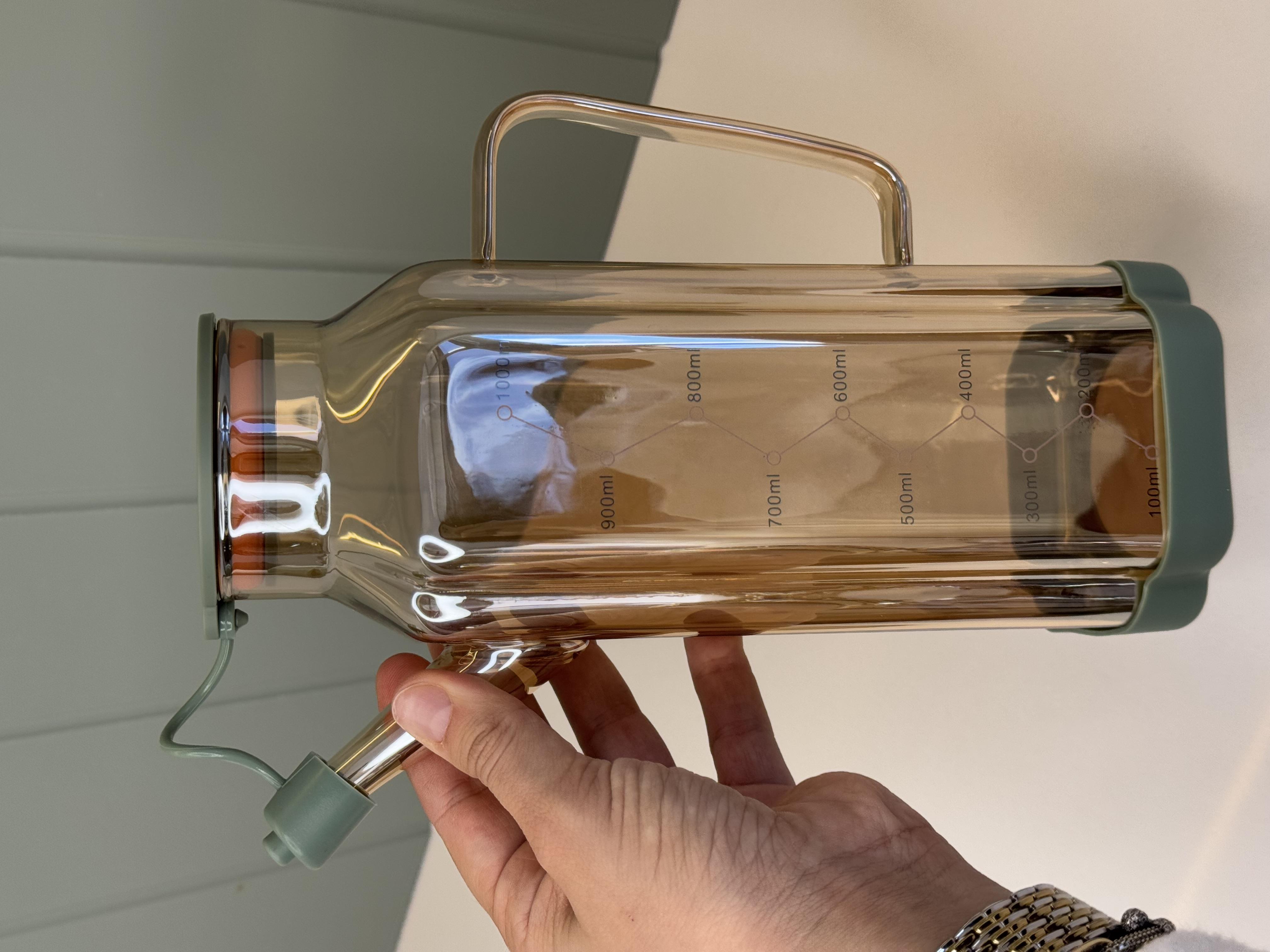 Boss Tasarım Bal Rengi Yağdanlık / Sürahi