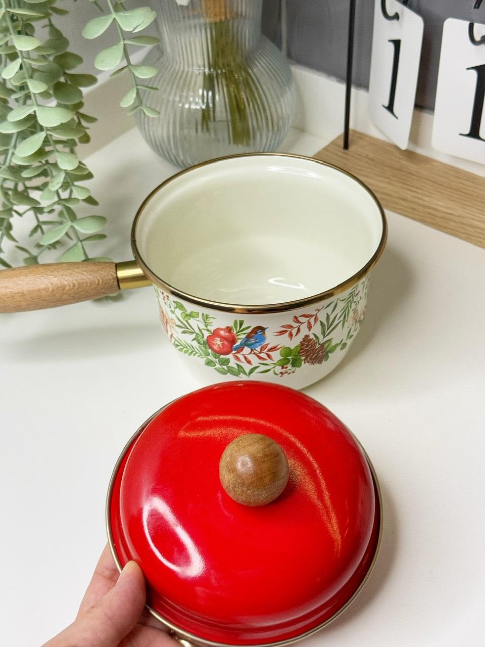 Mia Nar Model Emaye Sos / Yumurta Tenceresi