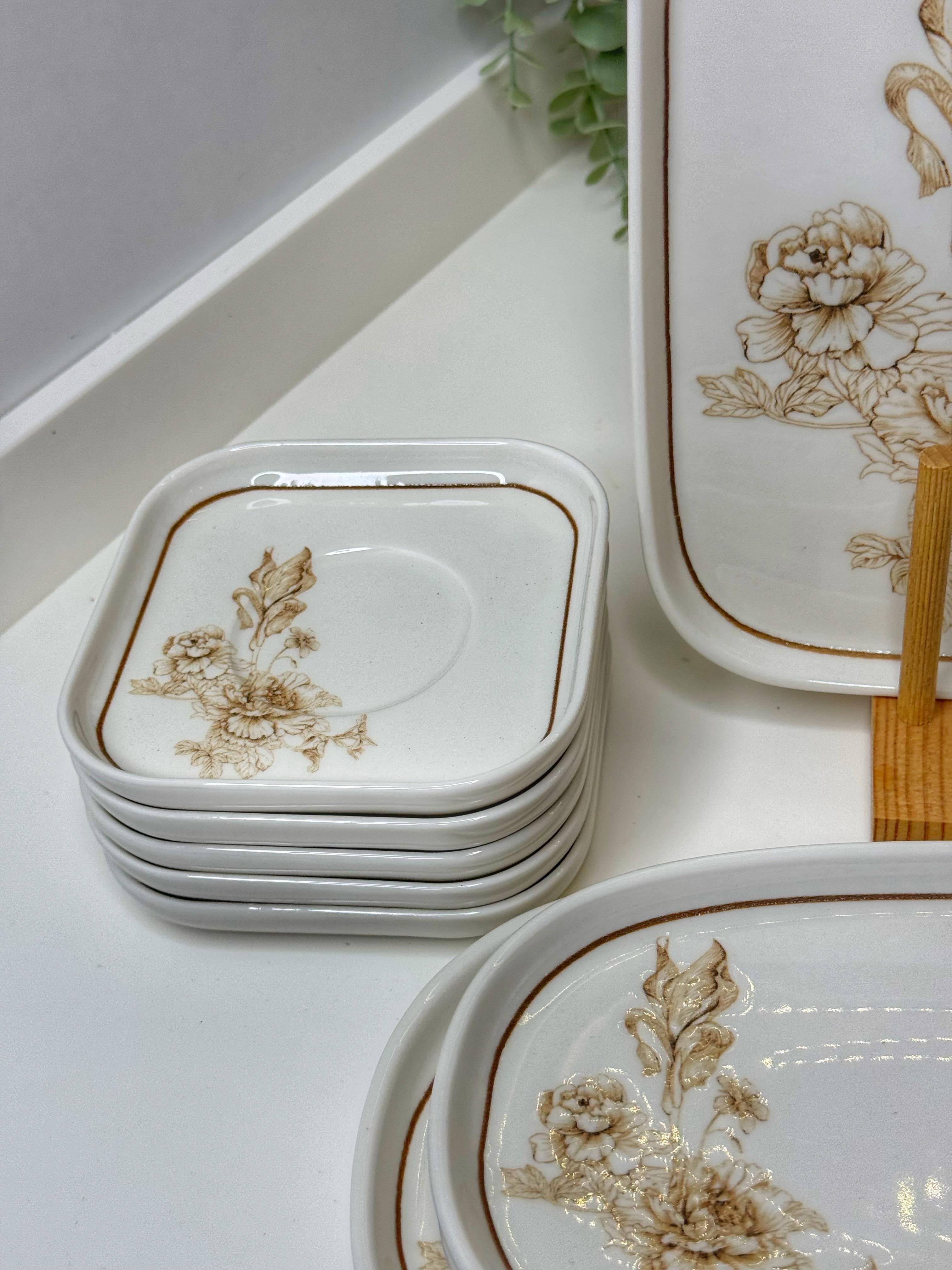 Arven 29 Parça 6 Kişilik Porselen Kahvaltı Takımı