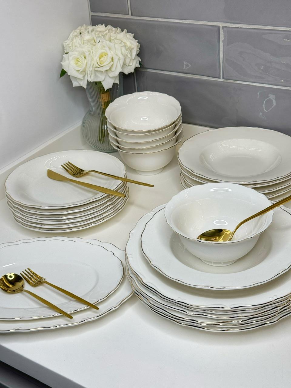 Hera 26 Parça 6 Kişilik Yemek Takımı