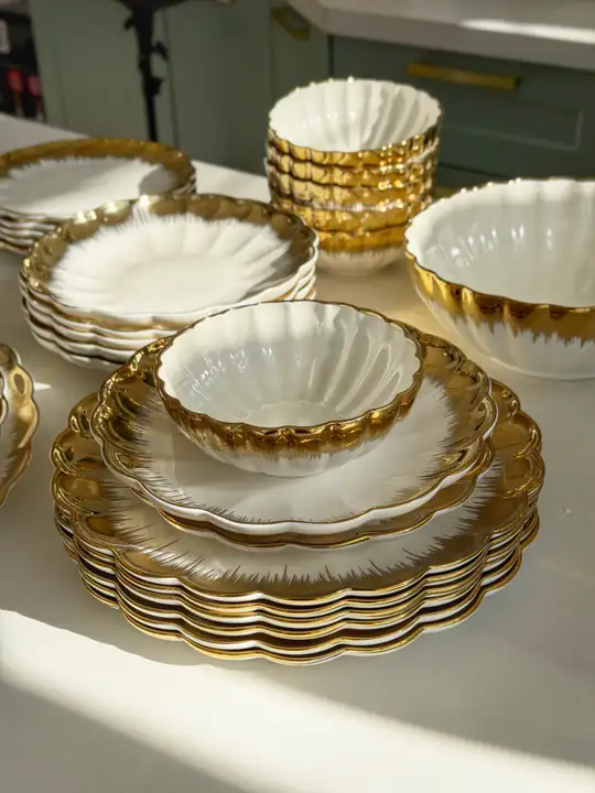 Mandel 29 Parça 6 Kişilik Porselen Yemek Takımı
