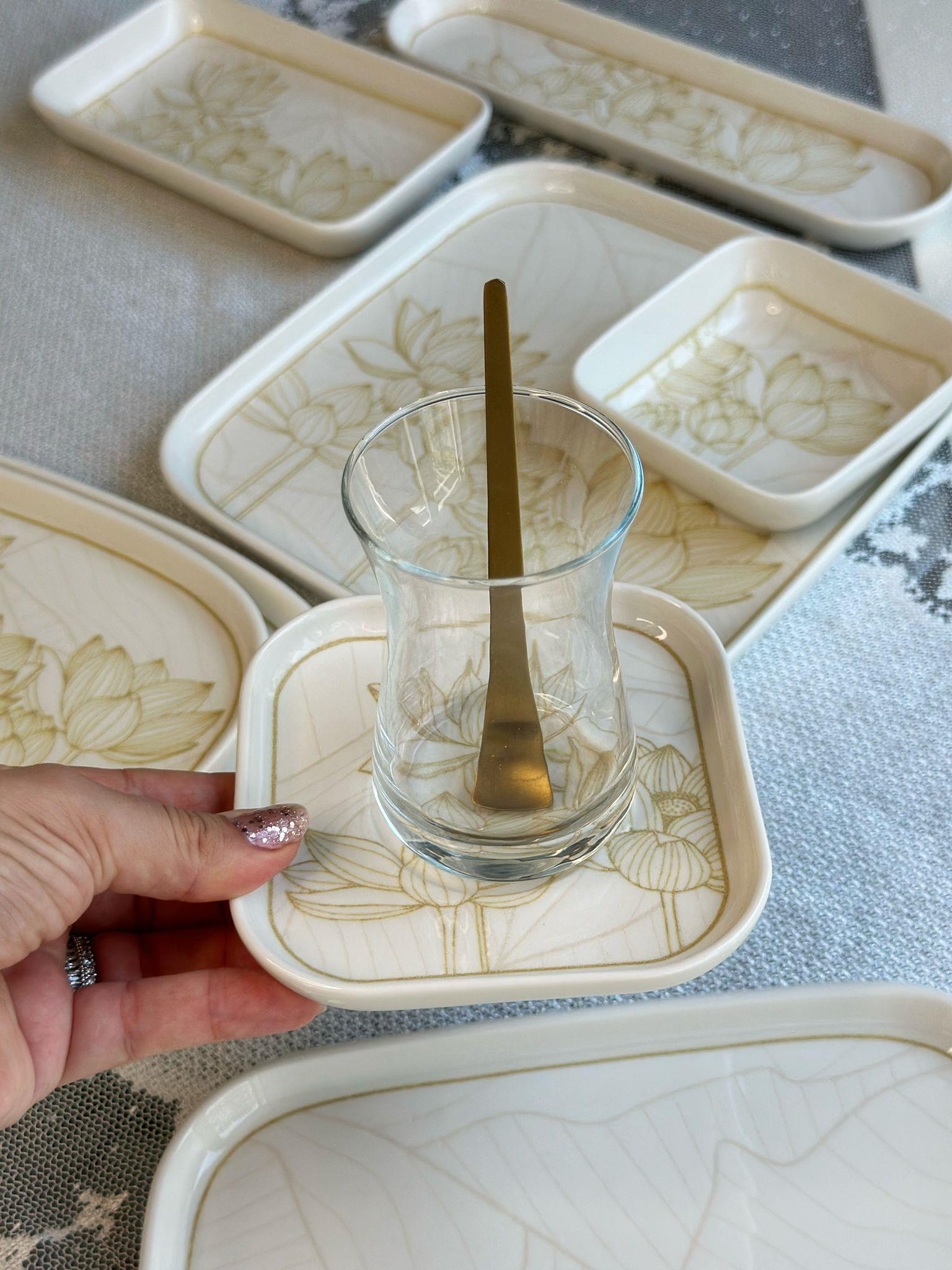 Manolya 6 Kişilik 29 Parça Porselen Kahvaltı Takımı