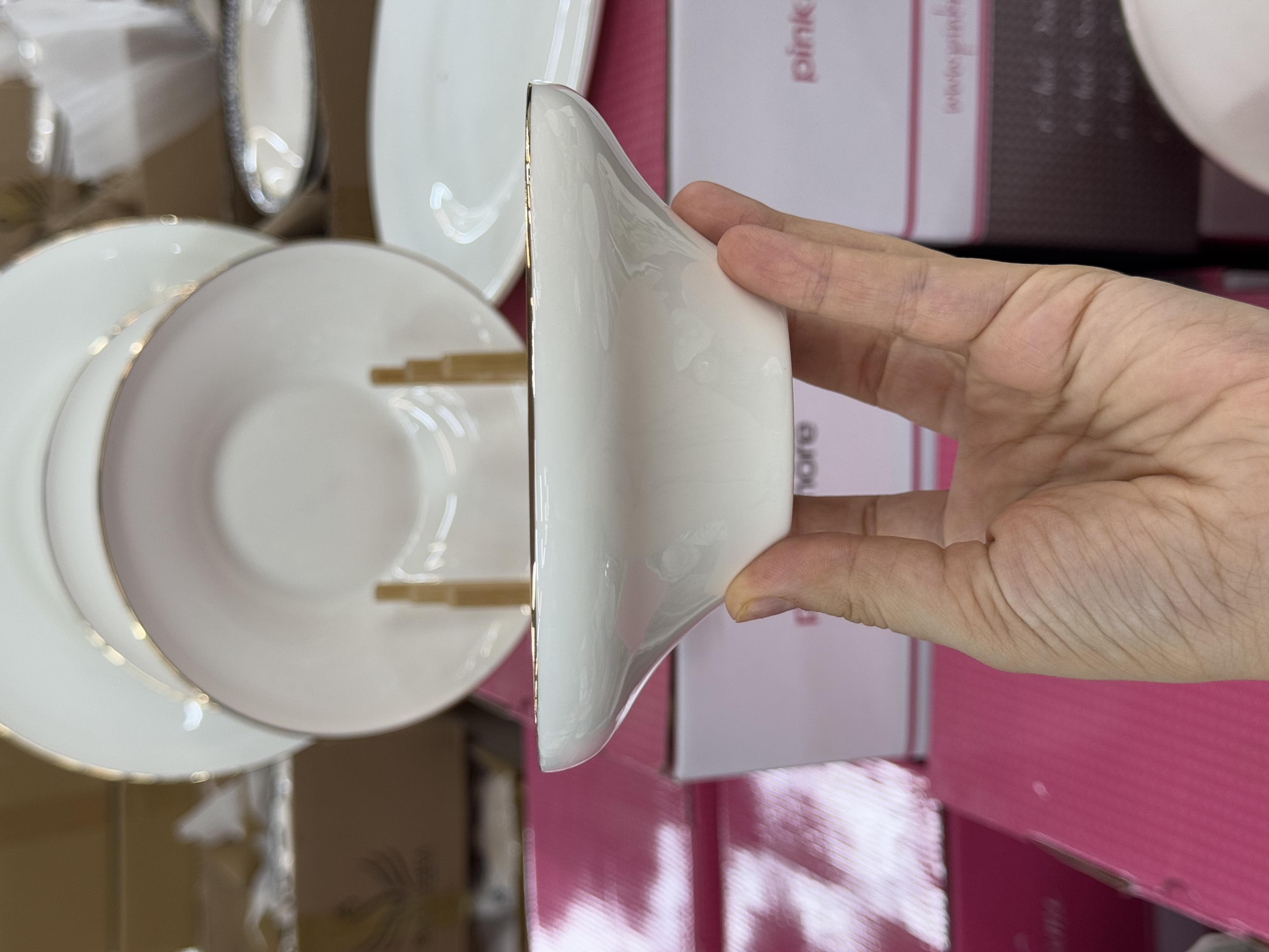 Alicia 24 Parça 6 Kişilik Porselen Yemek Takımı