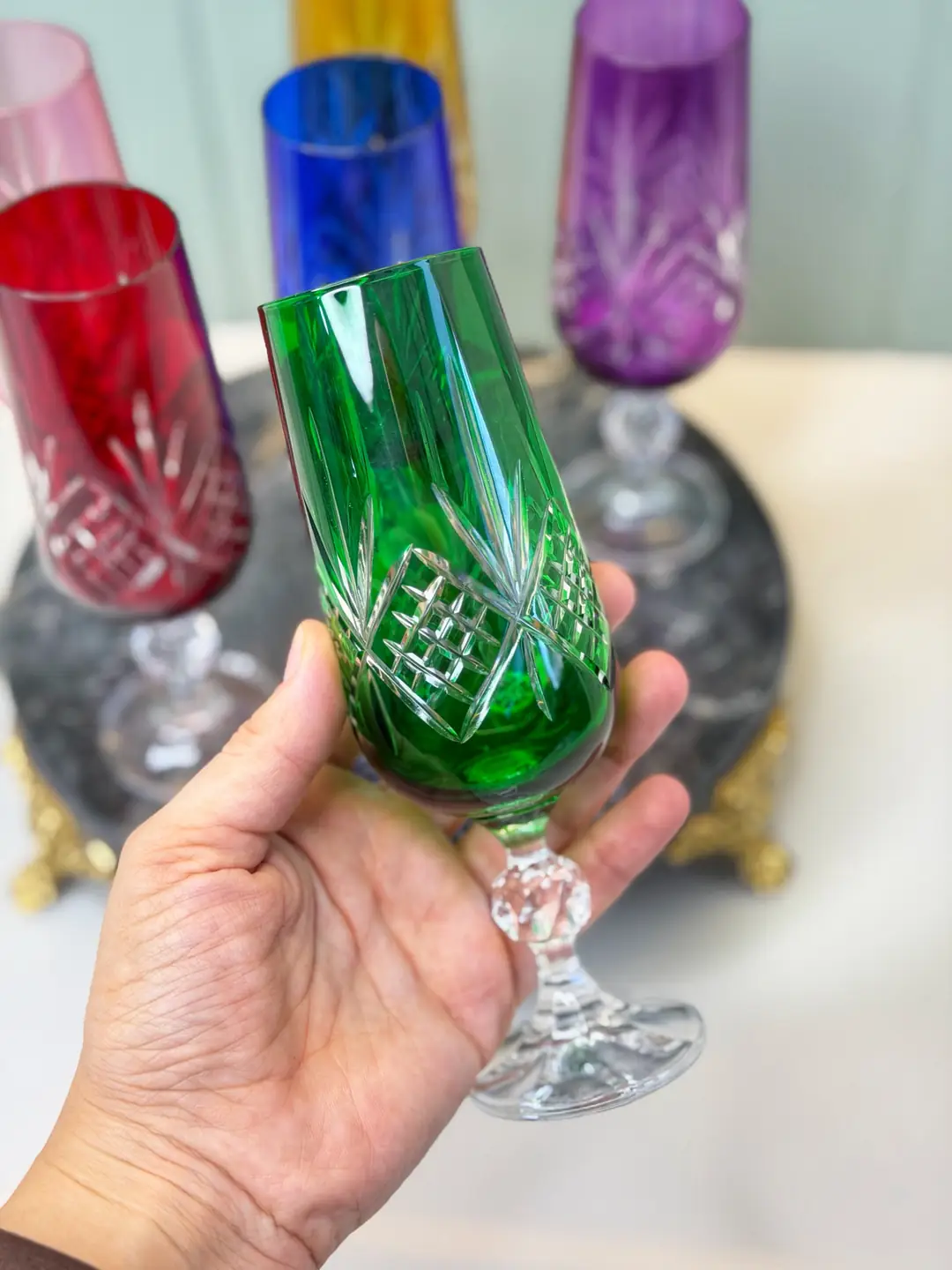6lı Bohemia Kristal Sterna Bardak Dream - Görsel 3