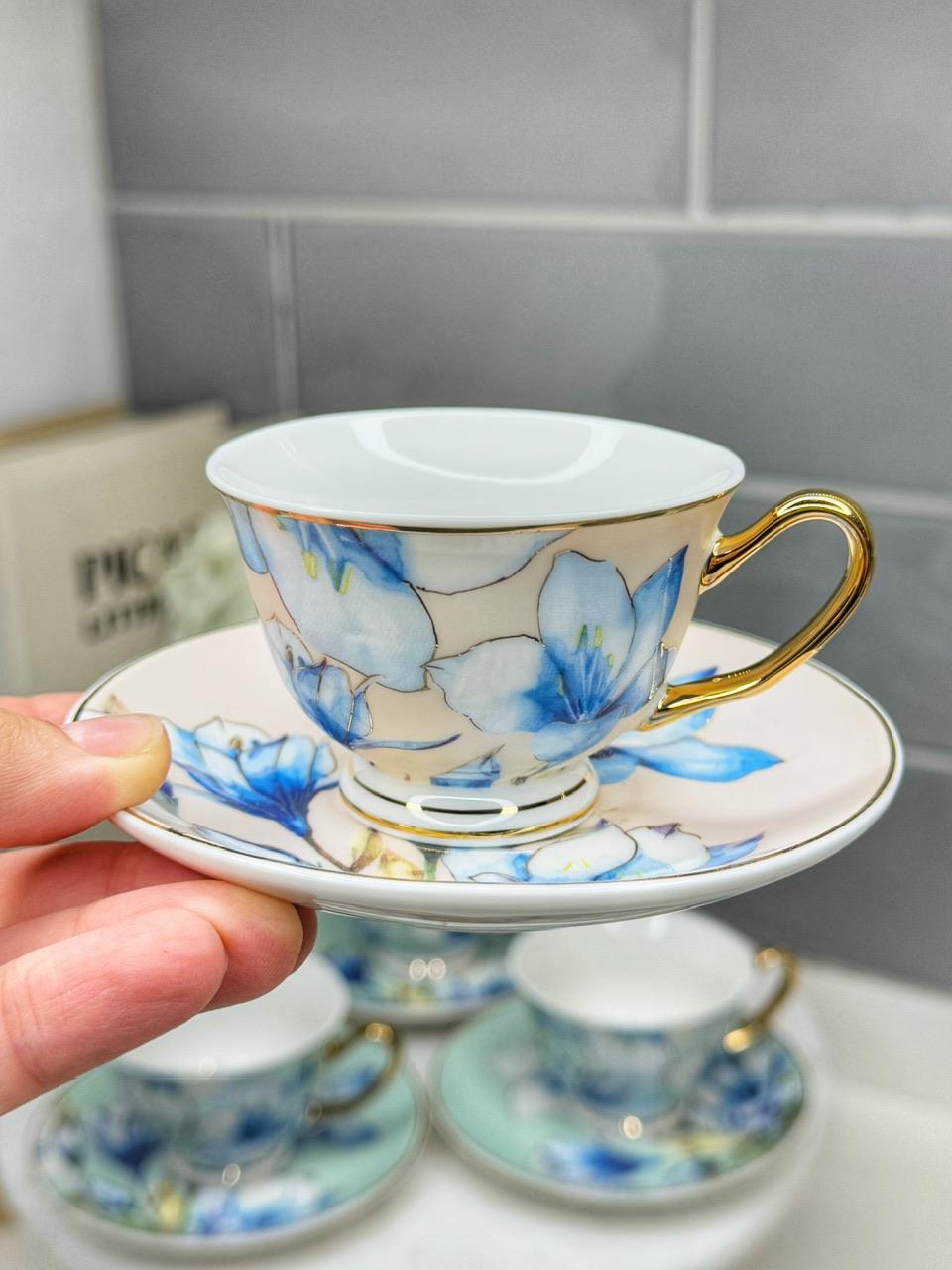 Fiesta 6 Kişilik Porselen Türk Kahvesi Fincanı