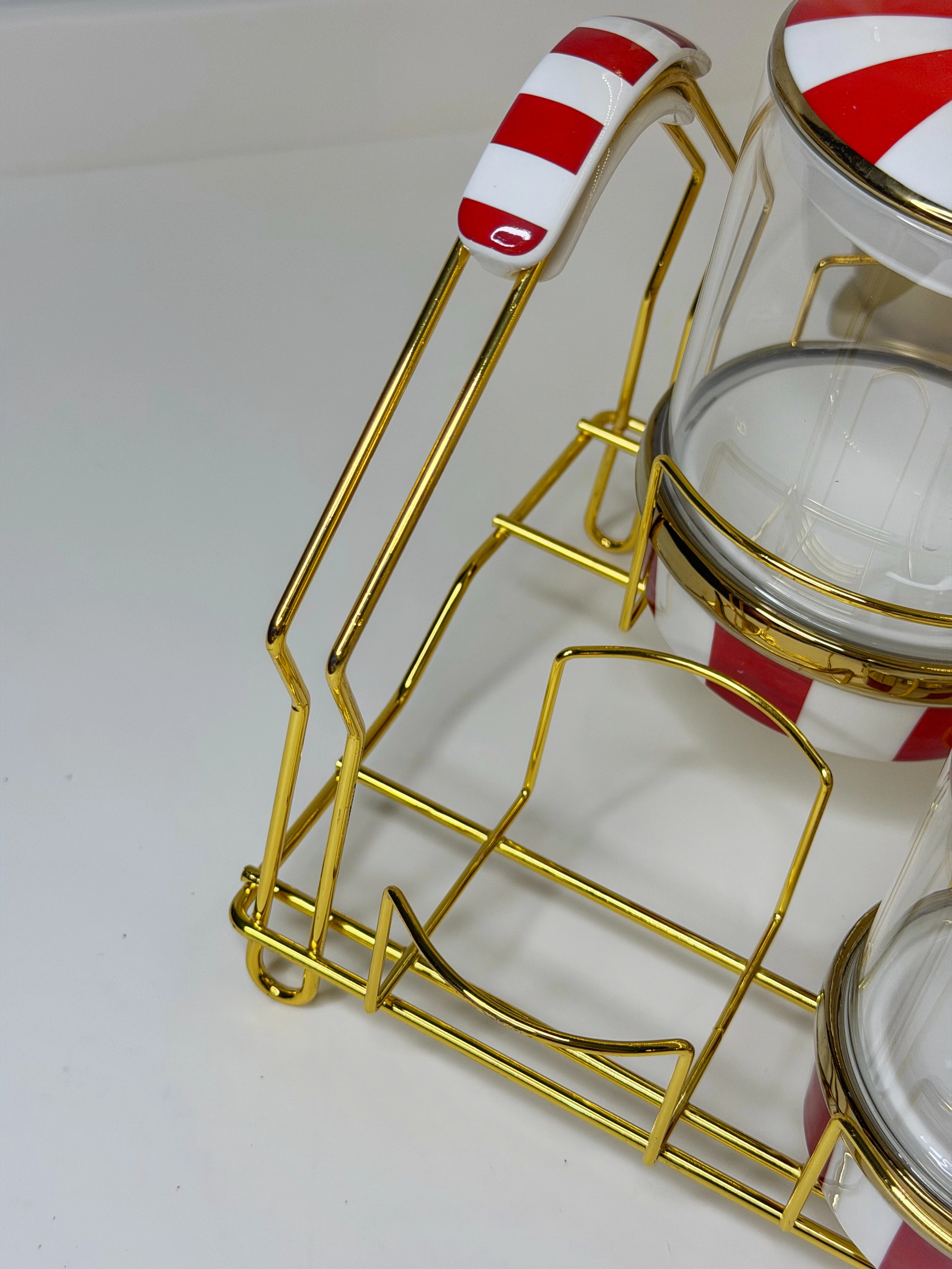 Jingle 7 Li Gold Standlı Baharatlık