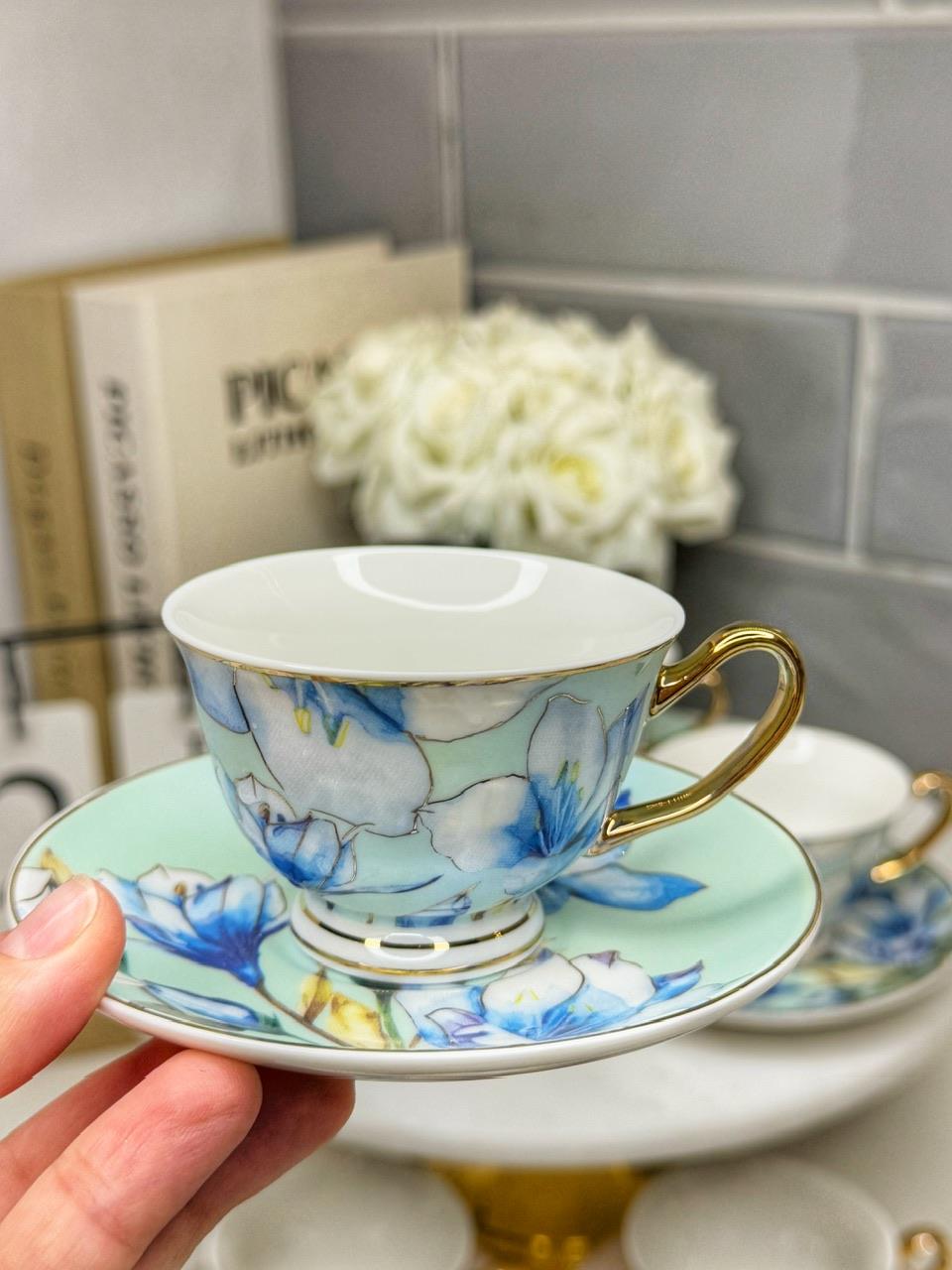 Fiesta 6 Kişilik Porselen Türk Kahvesi Fincanı