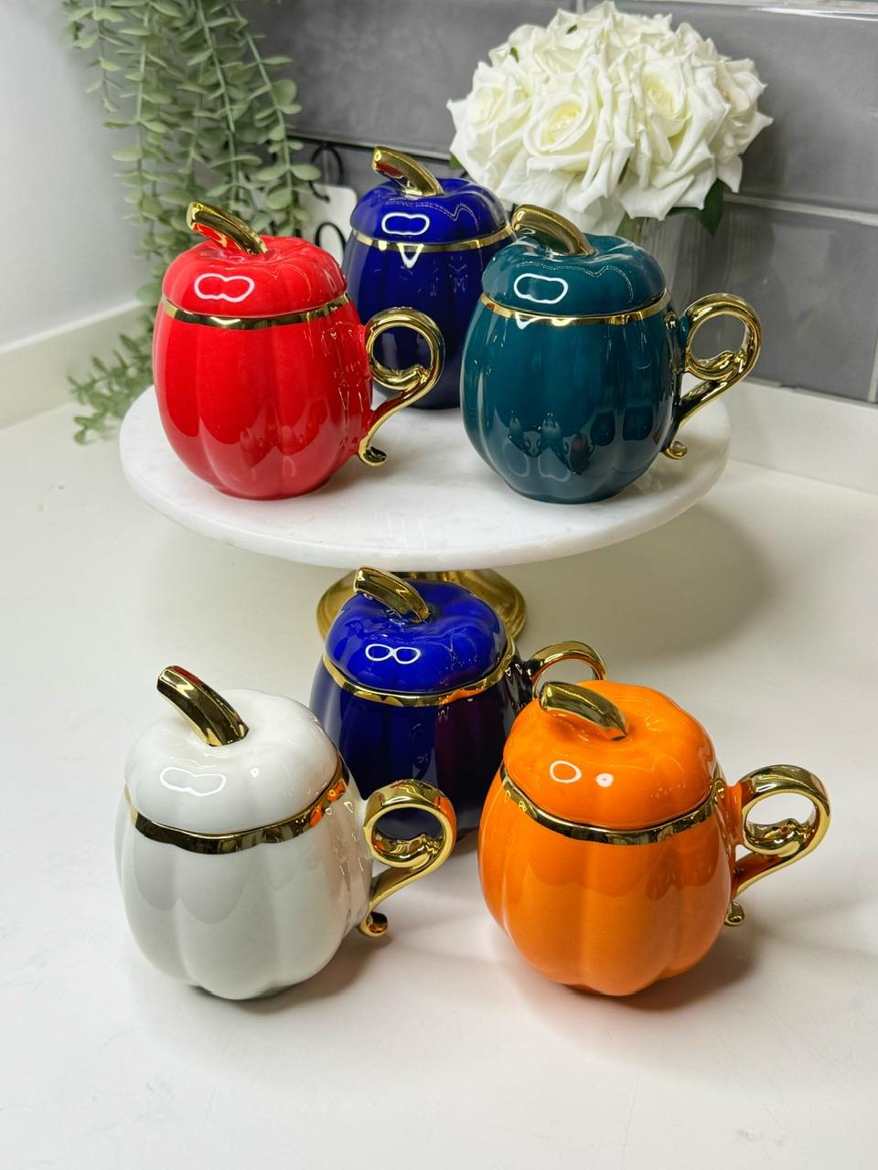 6 Kişilik 12 Parça Kabak Kupa Takımı