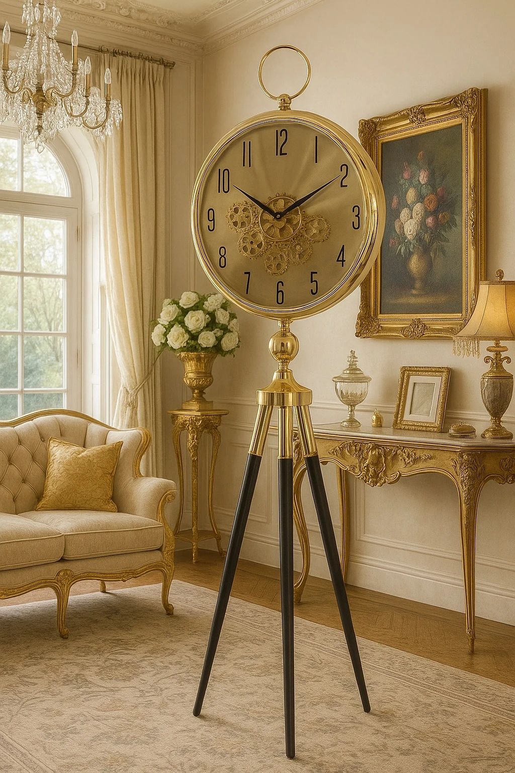 Vintage Ayaklı Saat