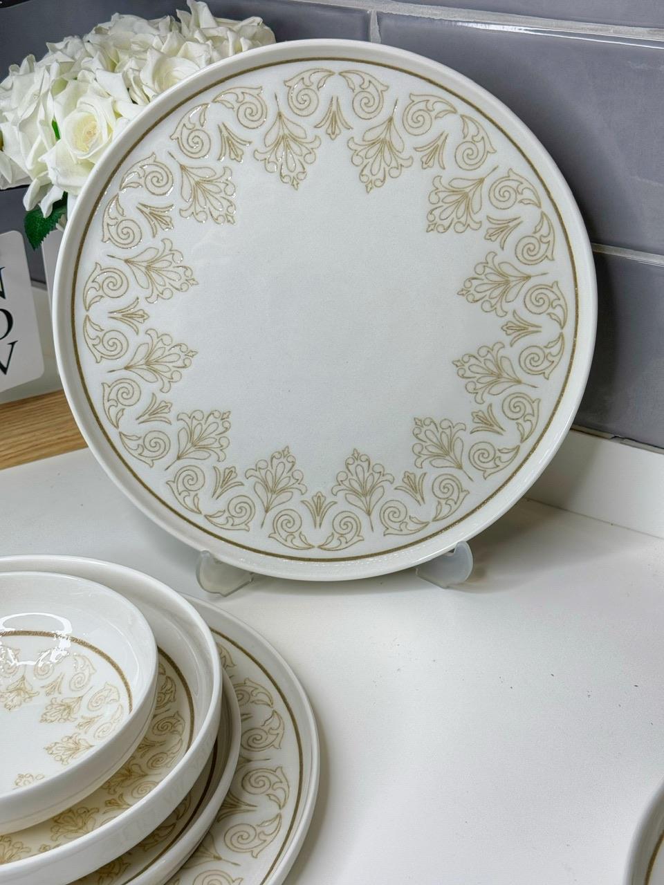 Marsel 24 Parça 6 Kişilik Porselen Yemek Takımı