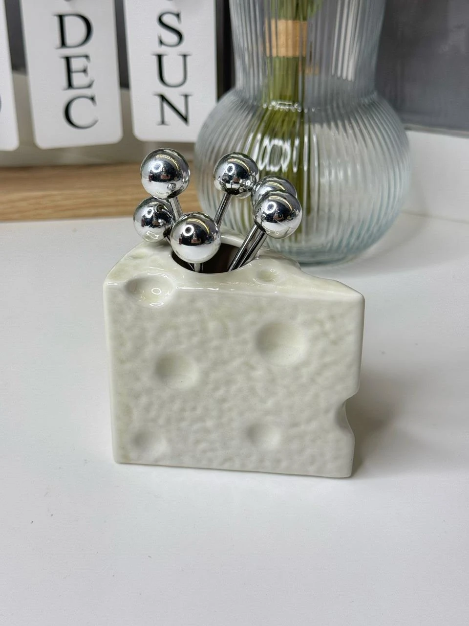 Kenzo Bunney Model Meyve / Kokteyl Çatalı Sedef