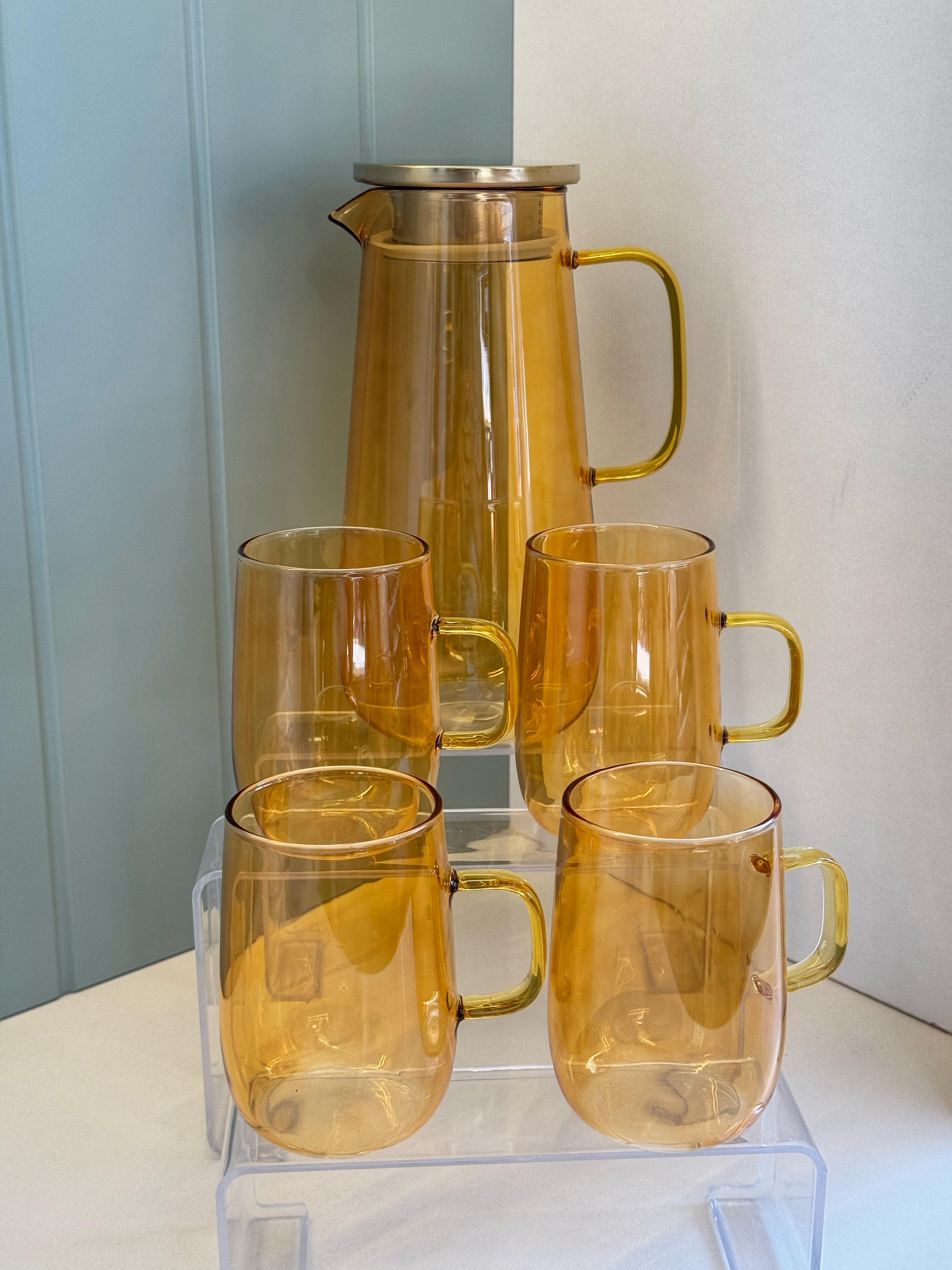 Rishe Bal 5 Parça Su/Sürahi Takımı