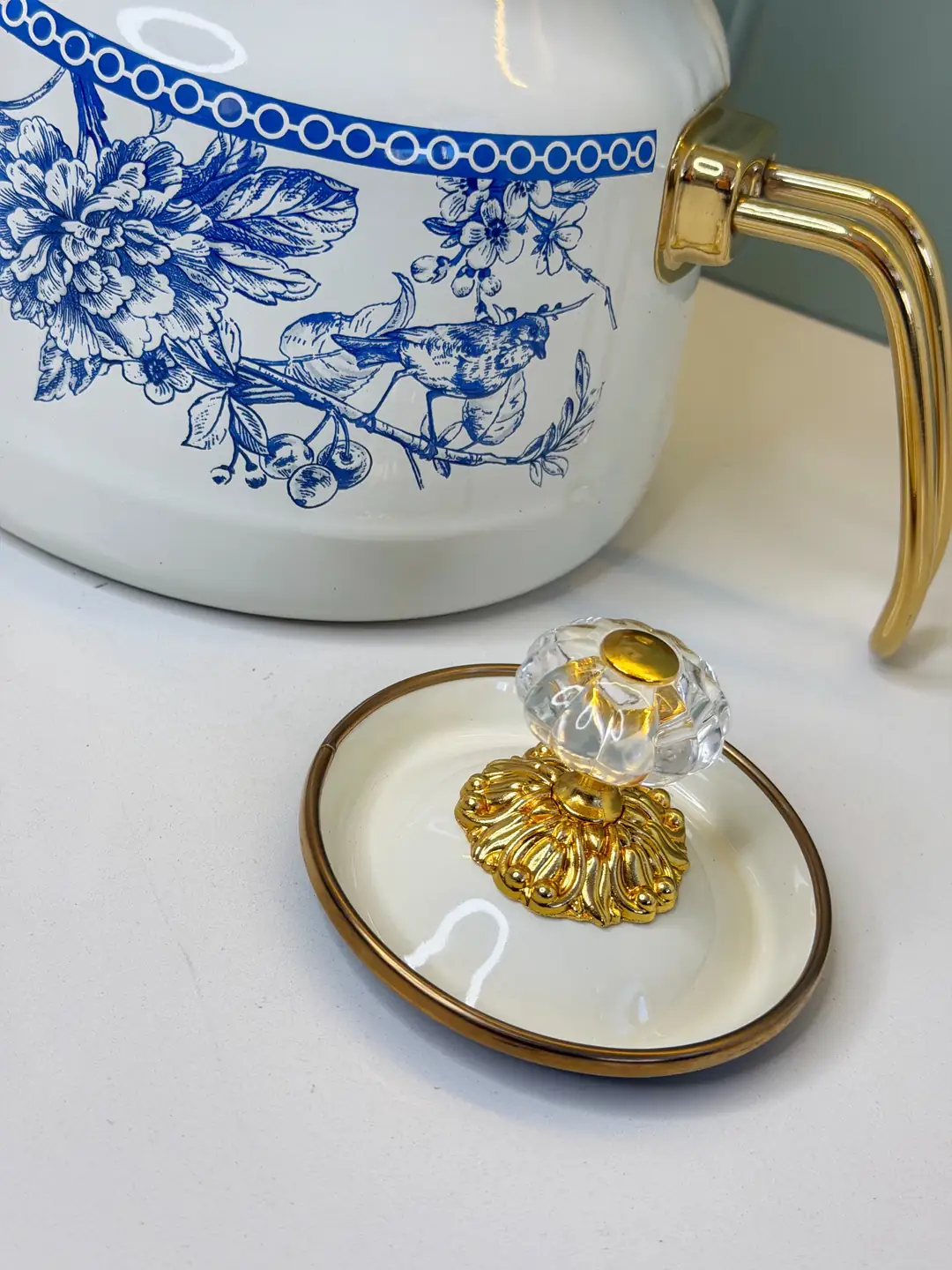 Maison Blue Emaye Çaydanlık - Görsel 3