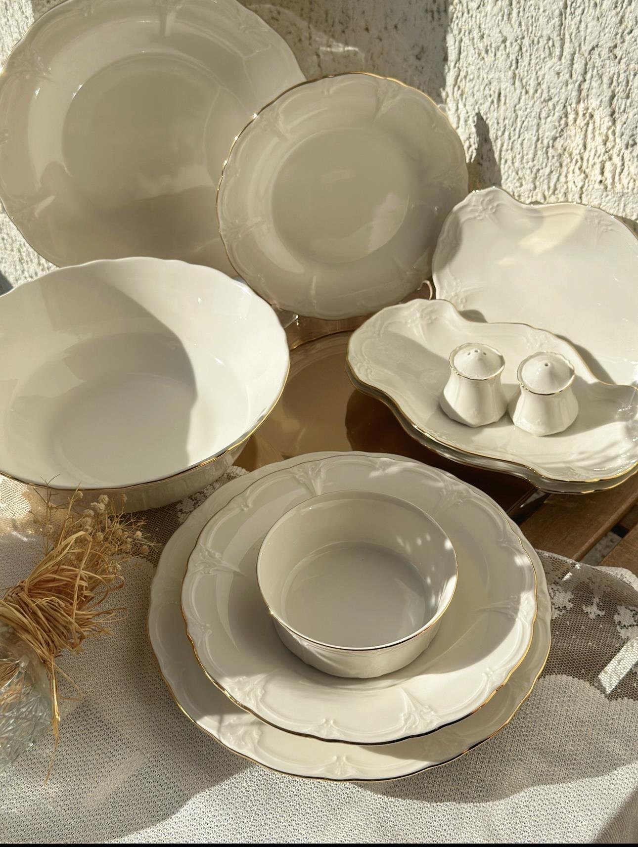 Lena 30 Parça Porselen Yemek Takımı (2)